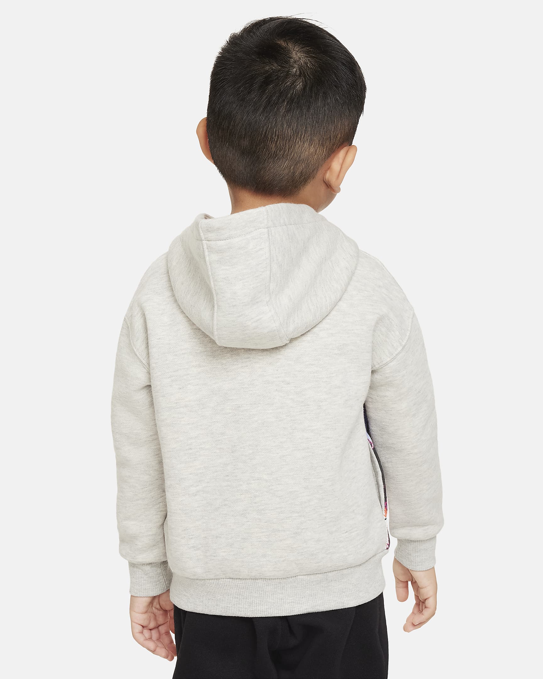 Nike Sportswear Snow Day Fleece Printed Pullover Toddler Hoodie - Grey Heather