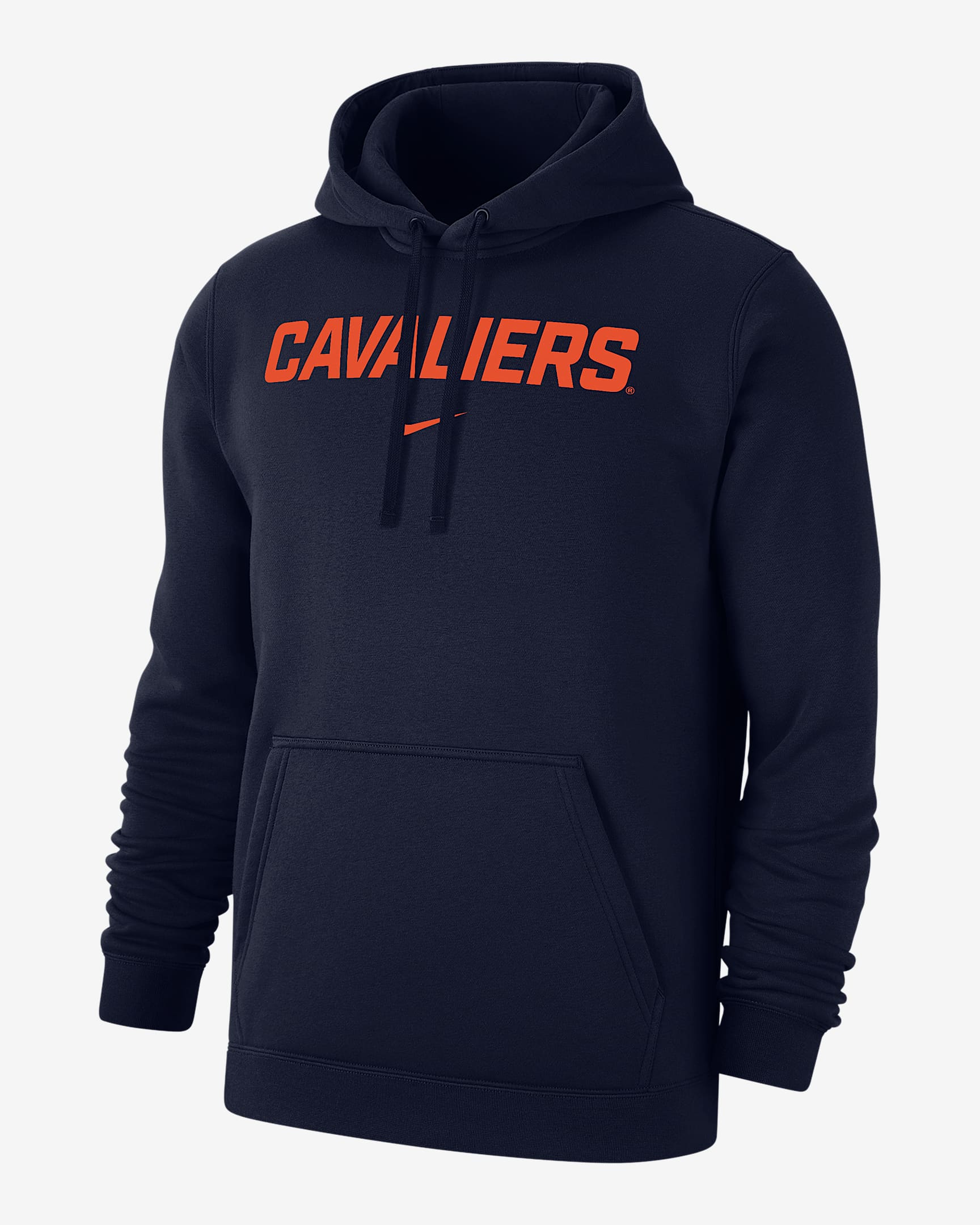 Virginia Club Fleece Men's Nike College Pullover Hoodie - Navy
