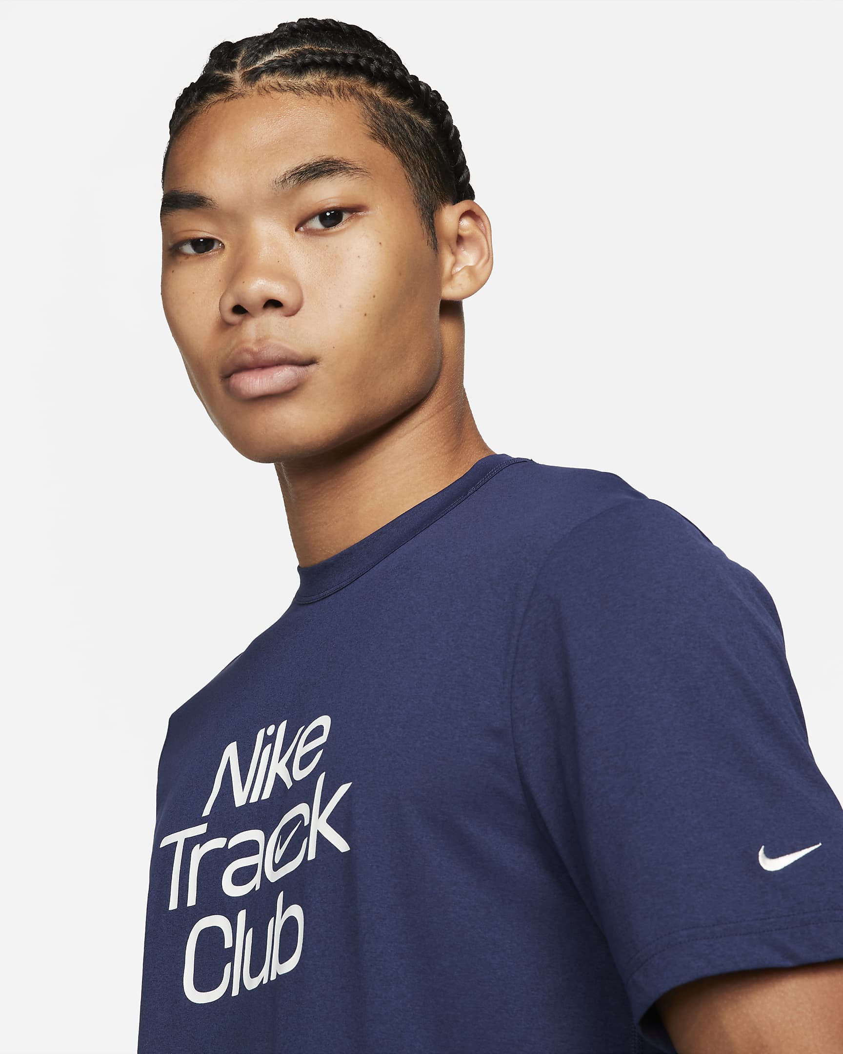 Męska koszulka z krótkim rękawem do biegania Dri-FIT Nike Track Club ...