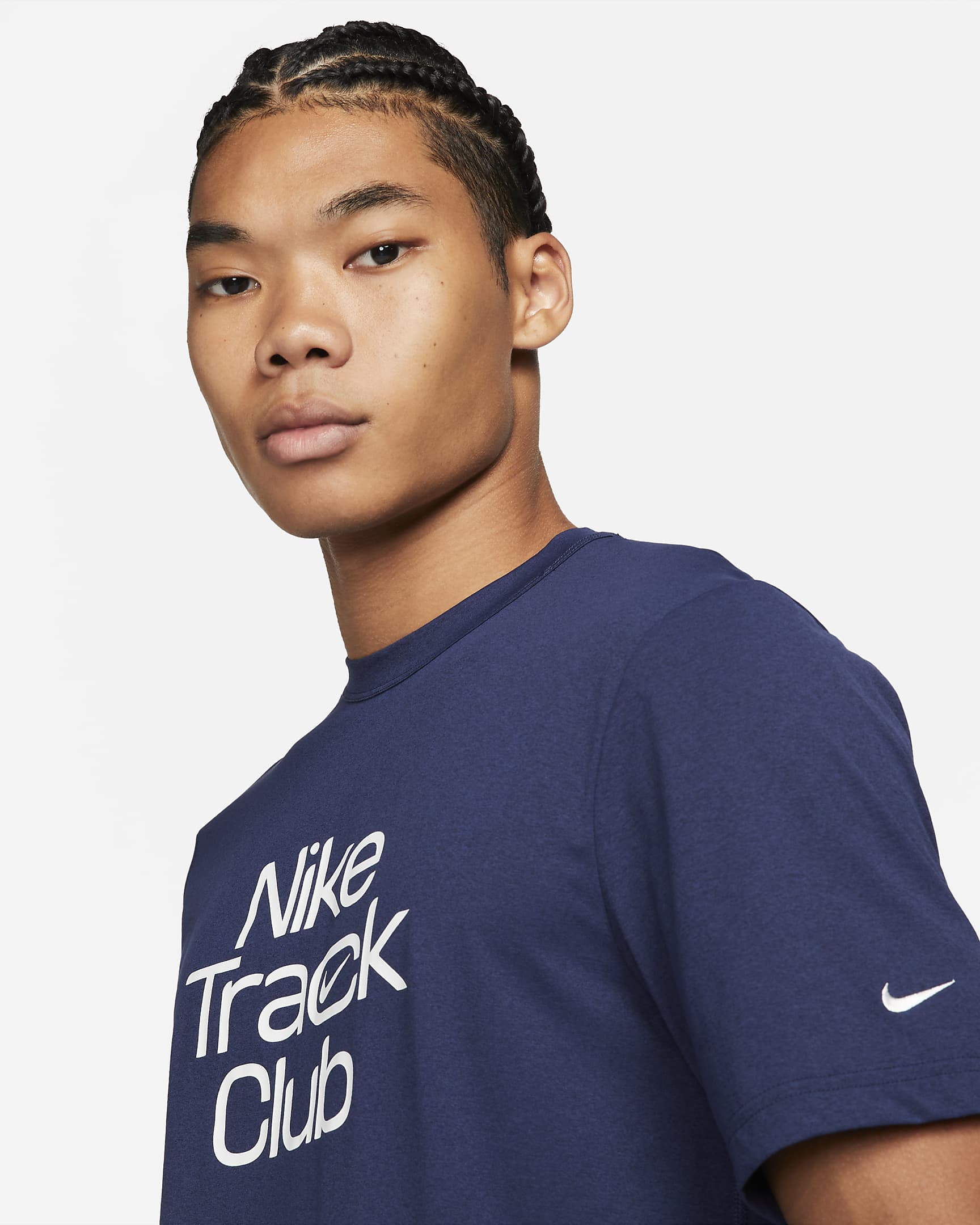 Nike Track Club Men's DriFIT ShortSleeve Running Top. Nike SE