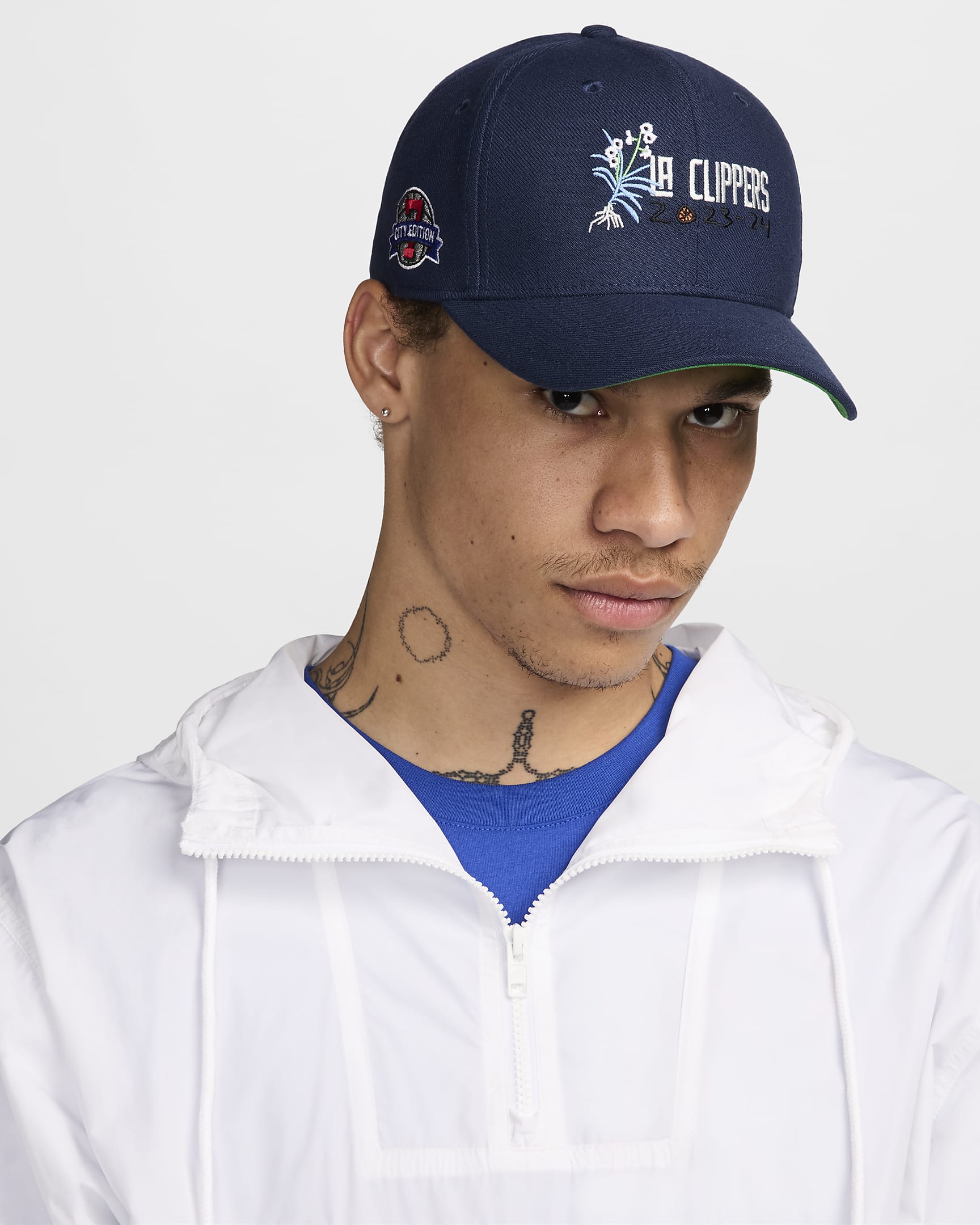 LA Clippers City Edition Nike NBA Swoosh Flex Cap - Navy