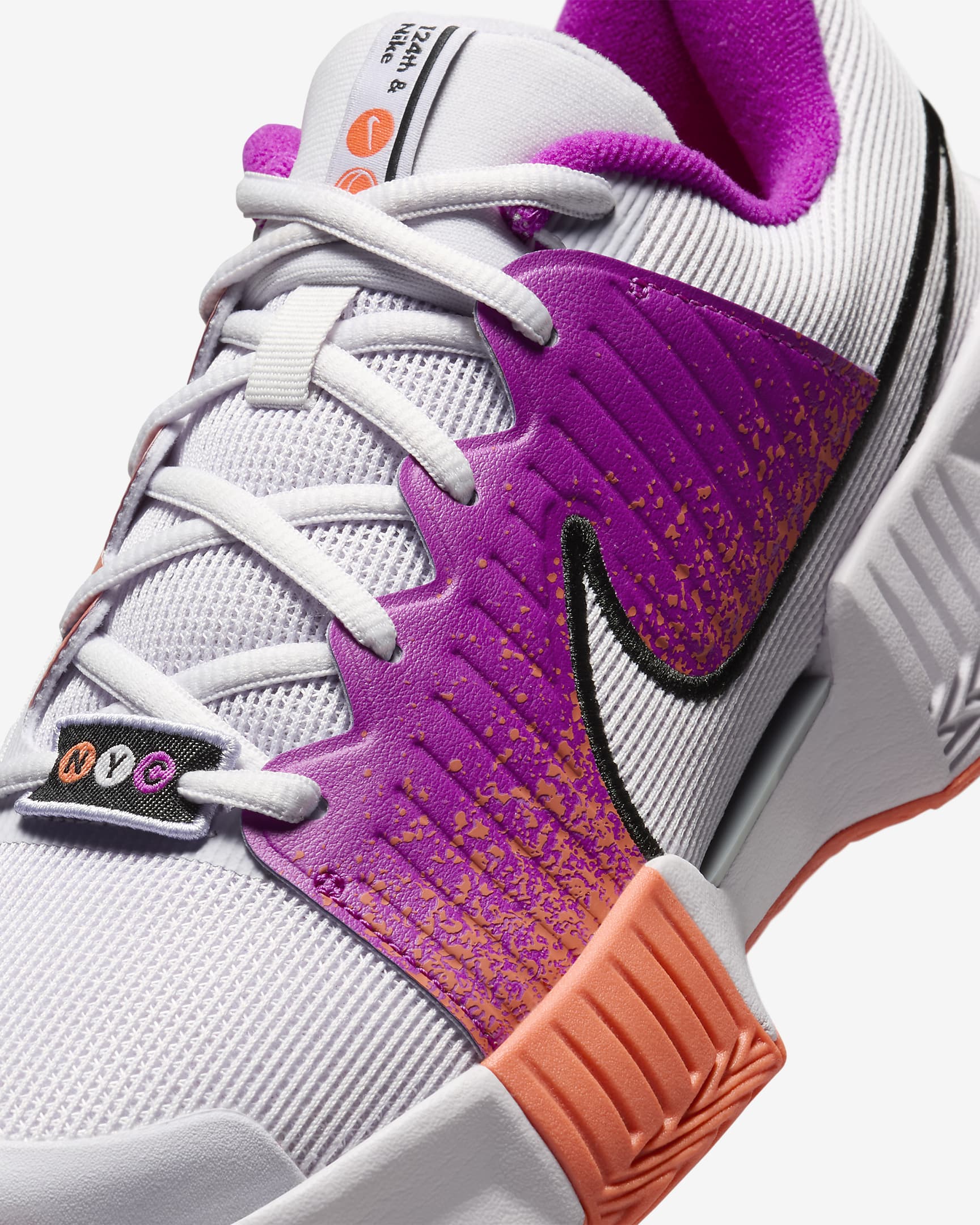 Nike GP Challenge Pro Premium 女款硬地球場網球鞋 - Barely Grape/Vivid Grape/Light Wild Mango/Barely Grape