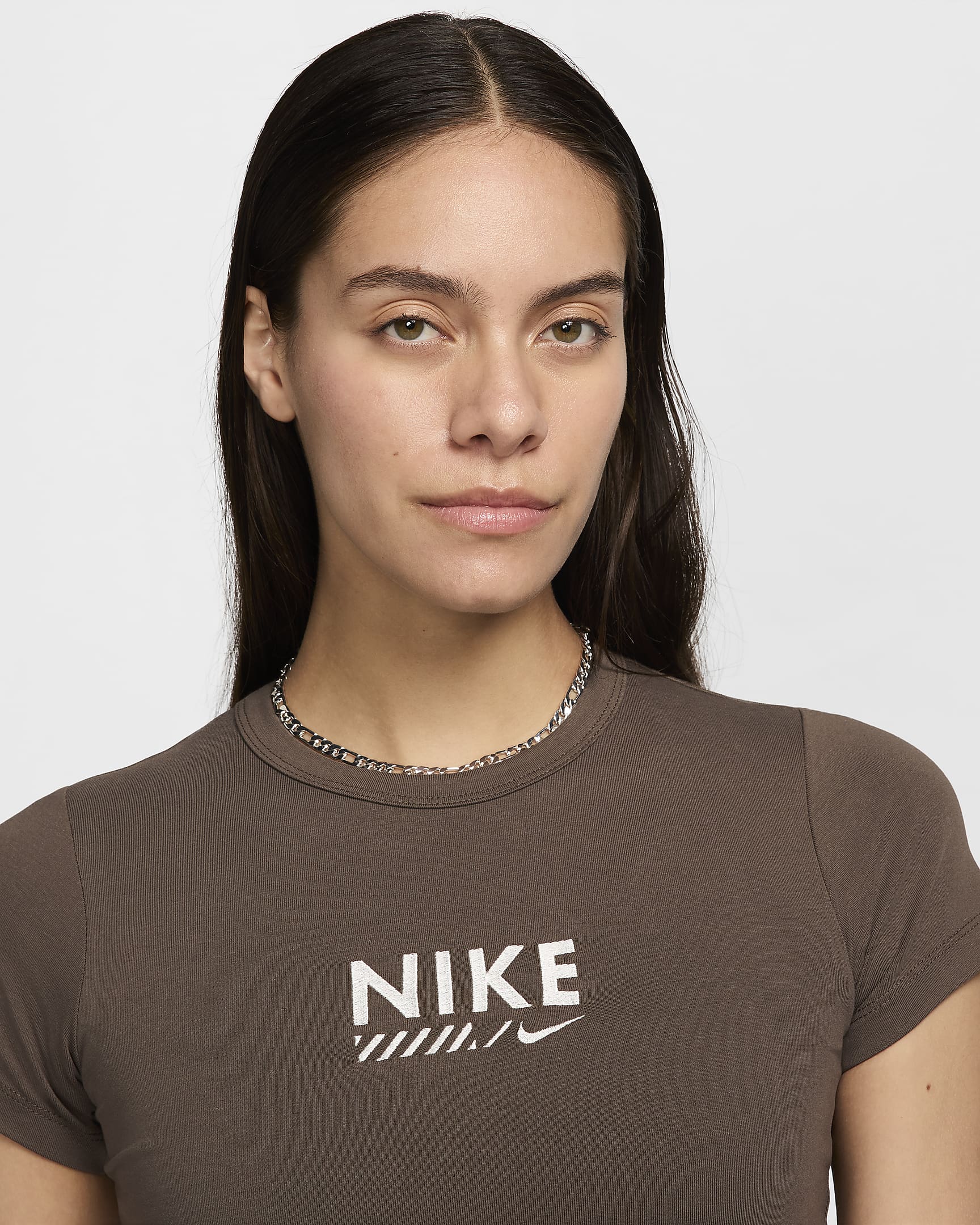 Nike Sportswear Kurz-T-Shirt für Damen - Ironstone