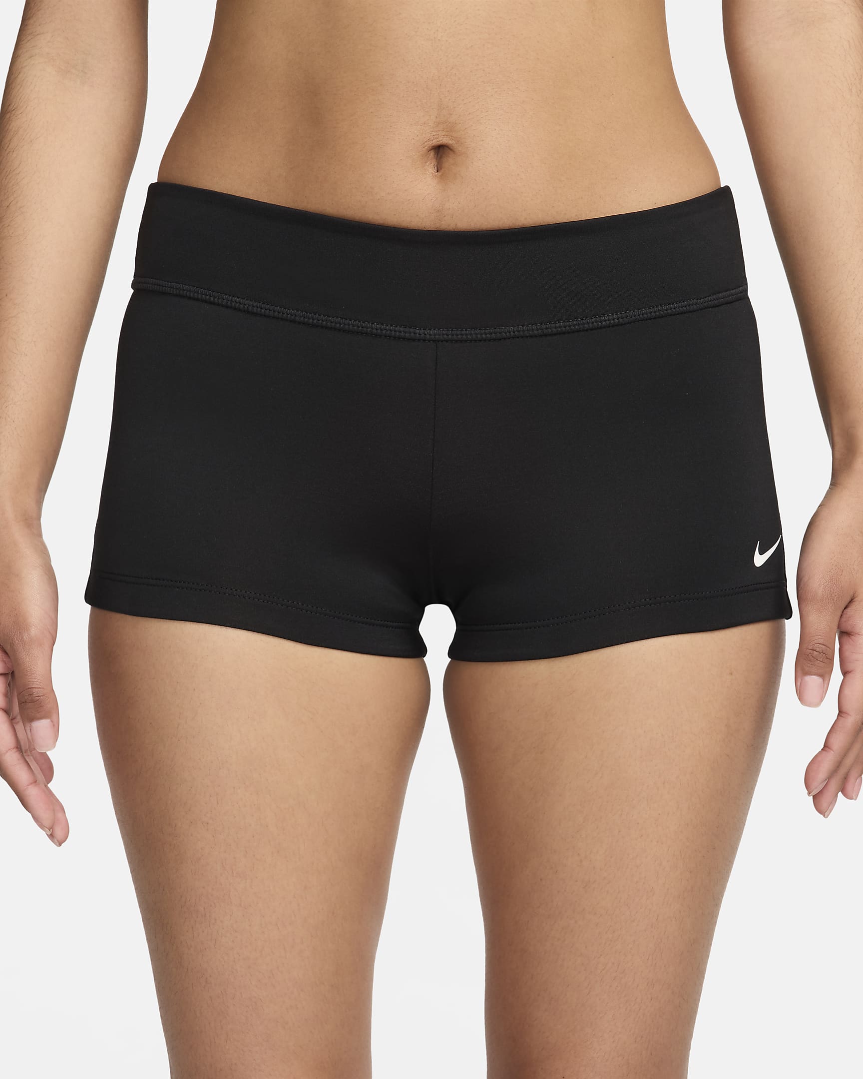 Shorts Kick para mujer Nike Swim Essential - Negro