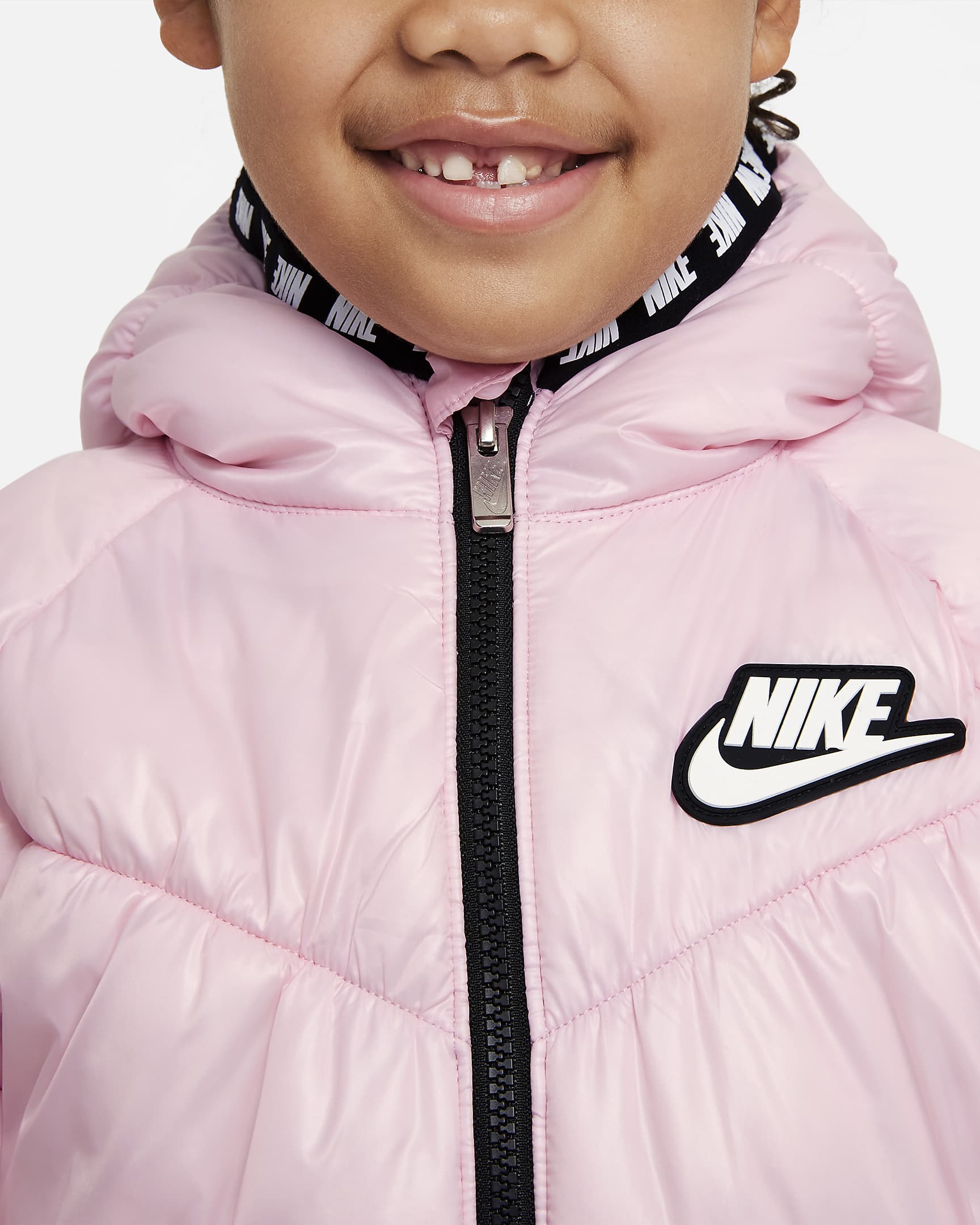 Nike Puffer-Jacke für jüngere Kinder - Pink Foam