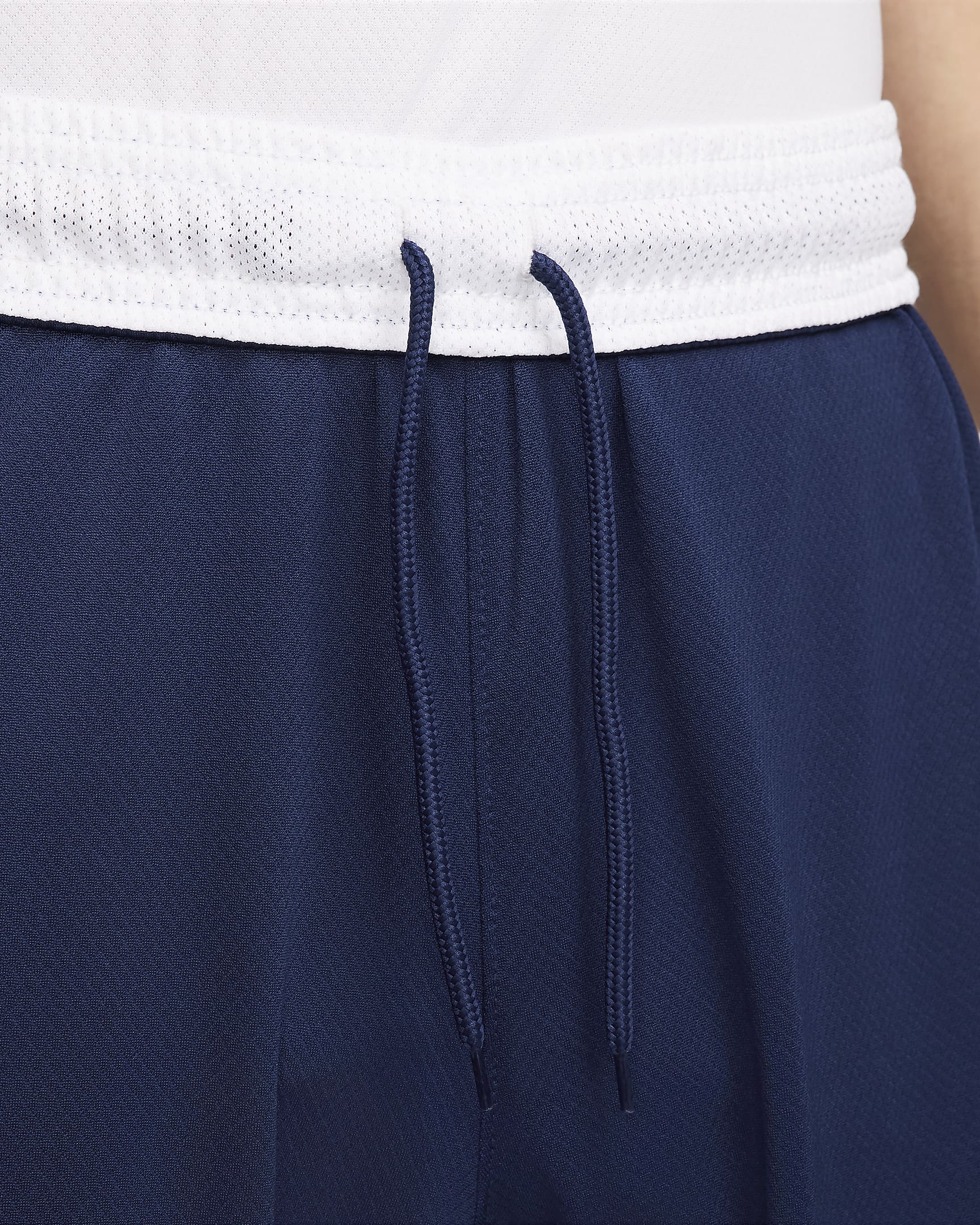 Short de foot Nike Dri-FIT Replica Angleterre 2024 Stadium Domicile pour homme - Blue Void/Blanc