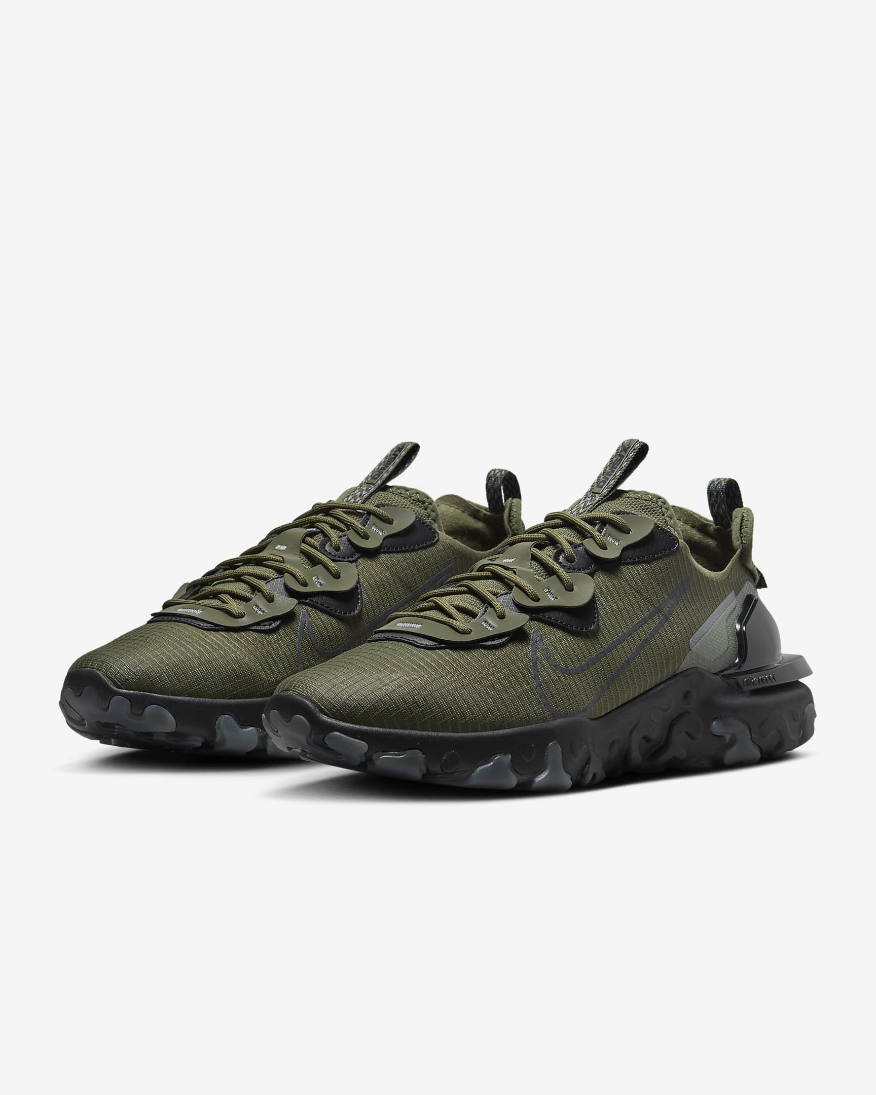 Nike React Vision Schuh (Herren) - Medium Olive/Cool Grey/Schwarz