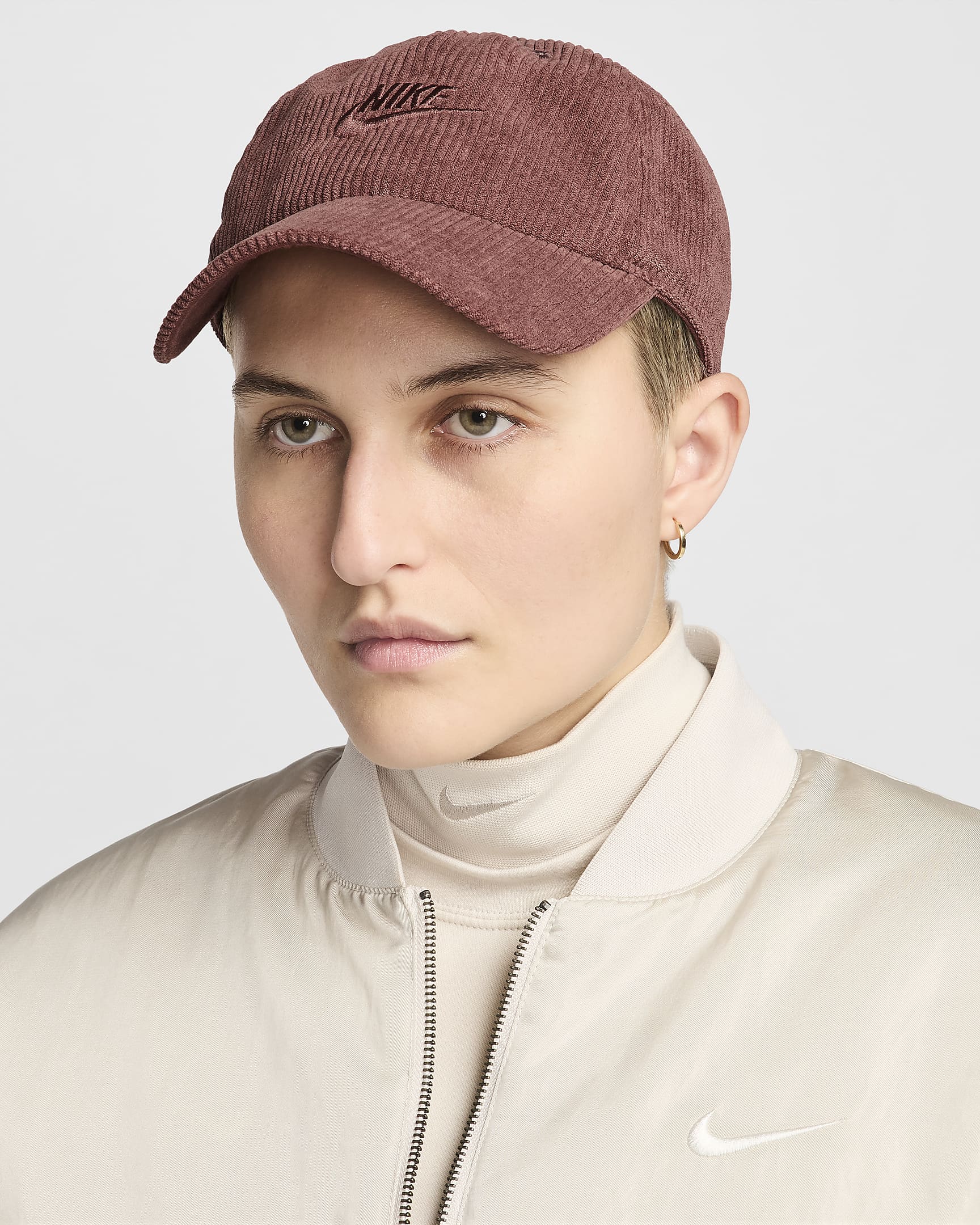 Nike Club Unstructured Corduroy Cap - Dark Pony/Dark Pony