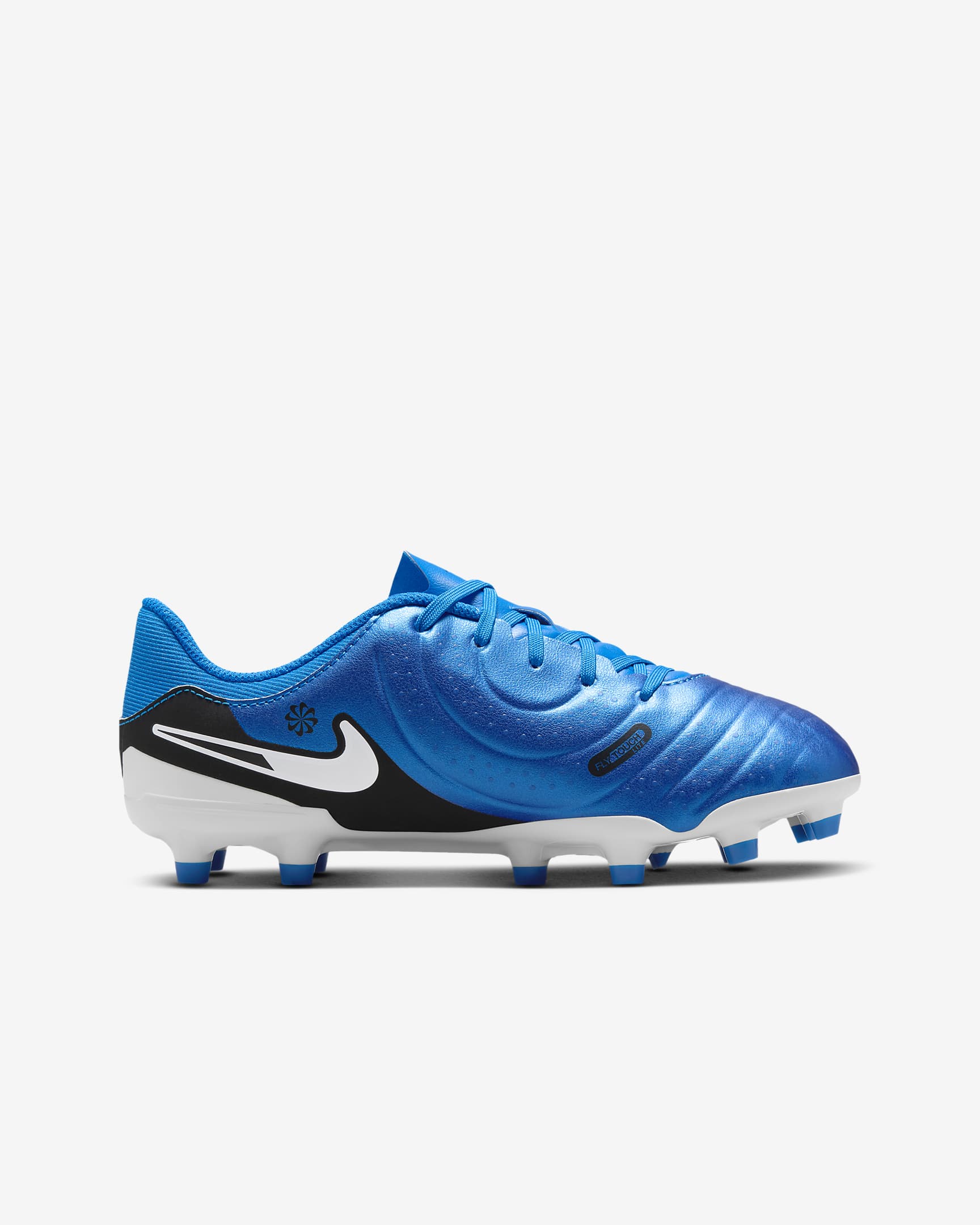 Nike Jr. Tiempo Legend 10 Academy Düşük Bilekli Küçük/Genç Çocuk Çoklu Zemin Kramponu - Soar/Beyaz