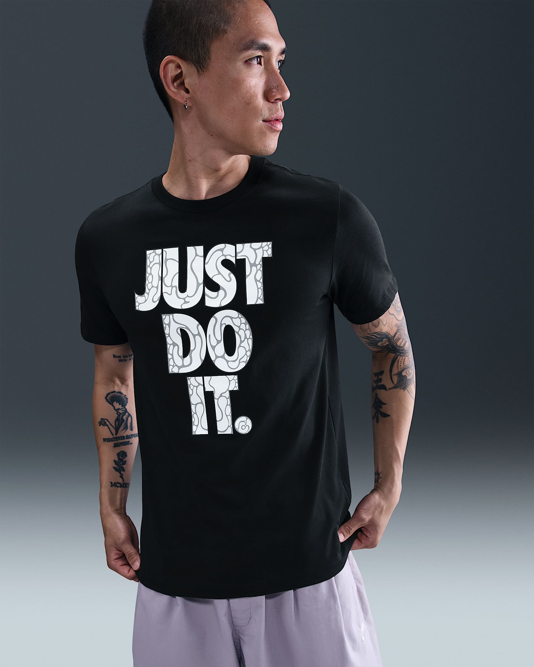 ナイキ スポーツウェア メンズ Tシャツ - ブラック