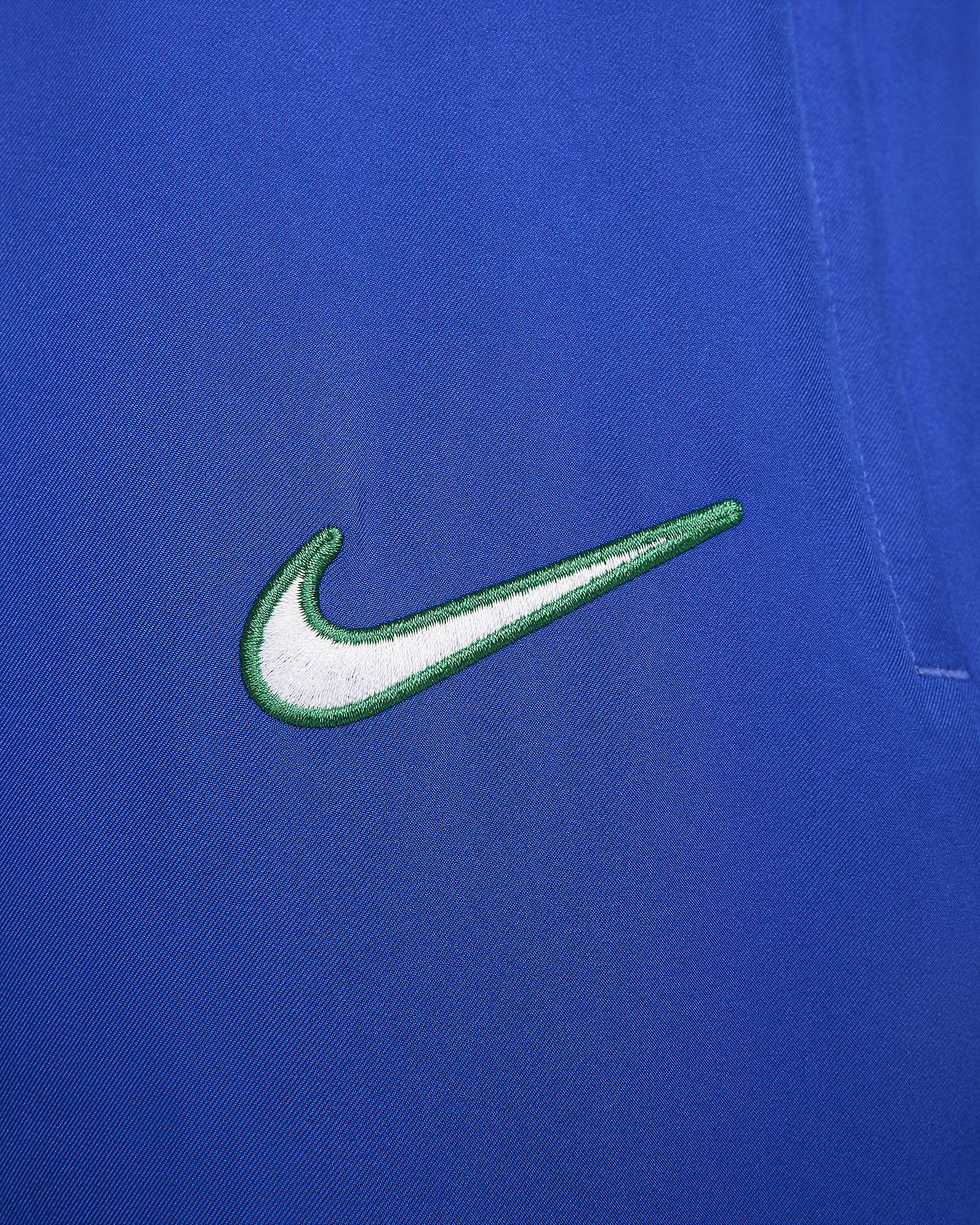 Pantalon de survêtement Replica Nike Football Brésil 1998 Reissue pour homme - Lyon Blue/Blanc