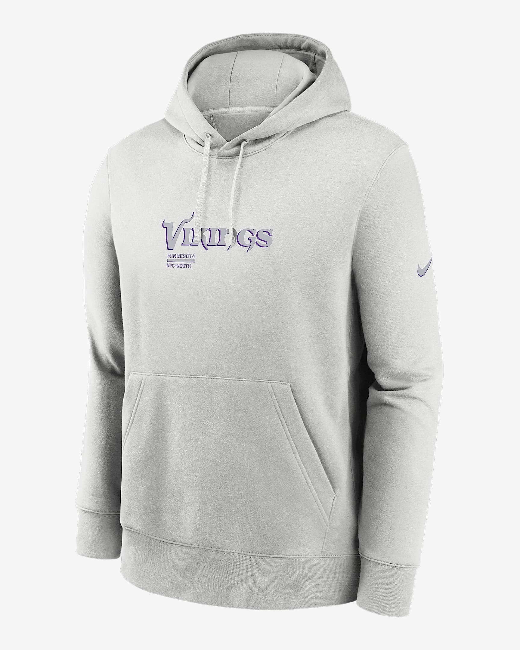 Minnesota Vikings Slot Receiver Club Men's Nike NFL Pullover Hoodie - Grey