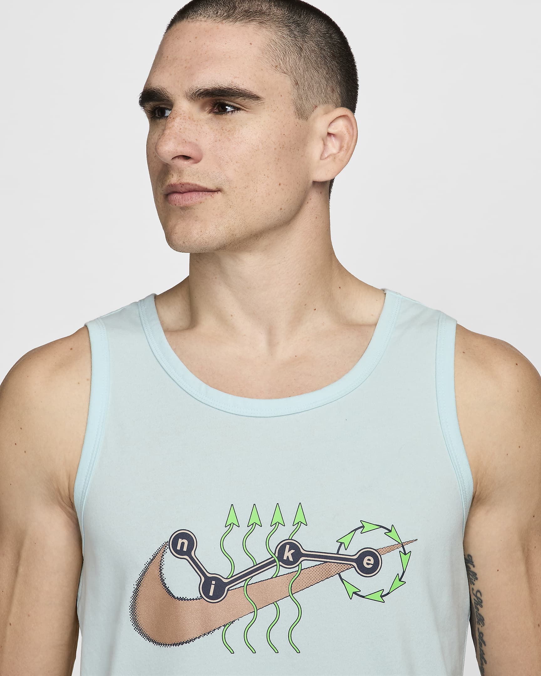 Camisetas Sin Mangas Decathlon Camiseta Tirantes Hombre Algodón Y