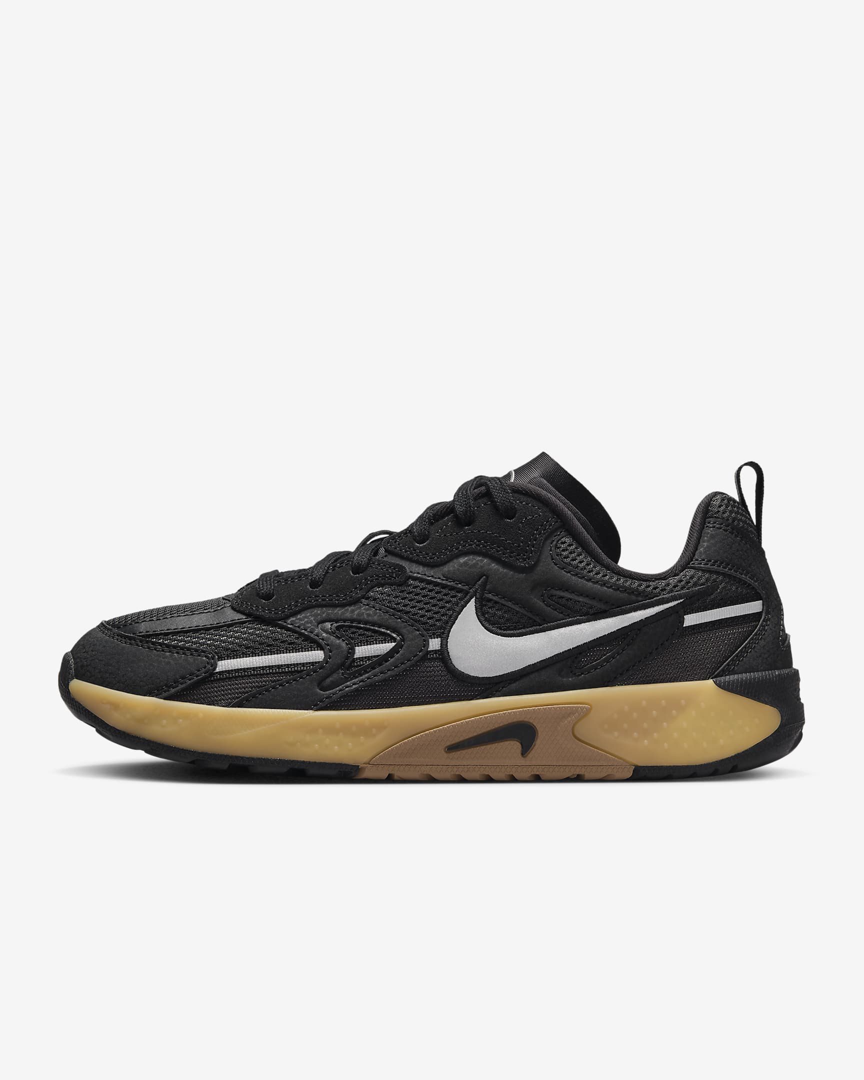 Sapatilhas Nike JAM para mulher - Preto/Castanho Gum claro/Castanho Gum médio/Prateado metalizado