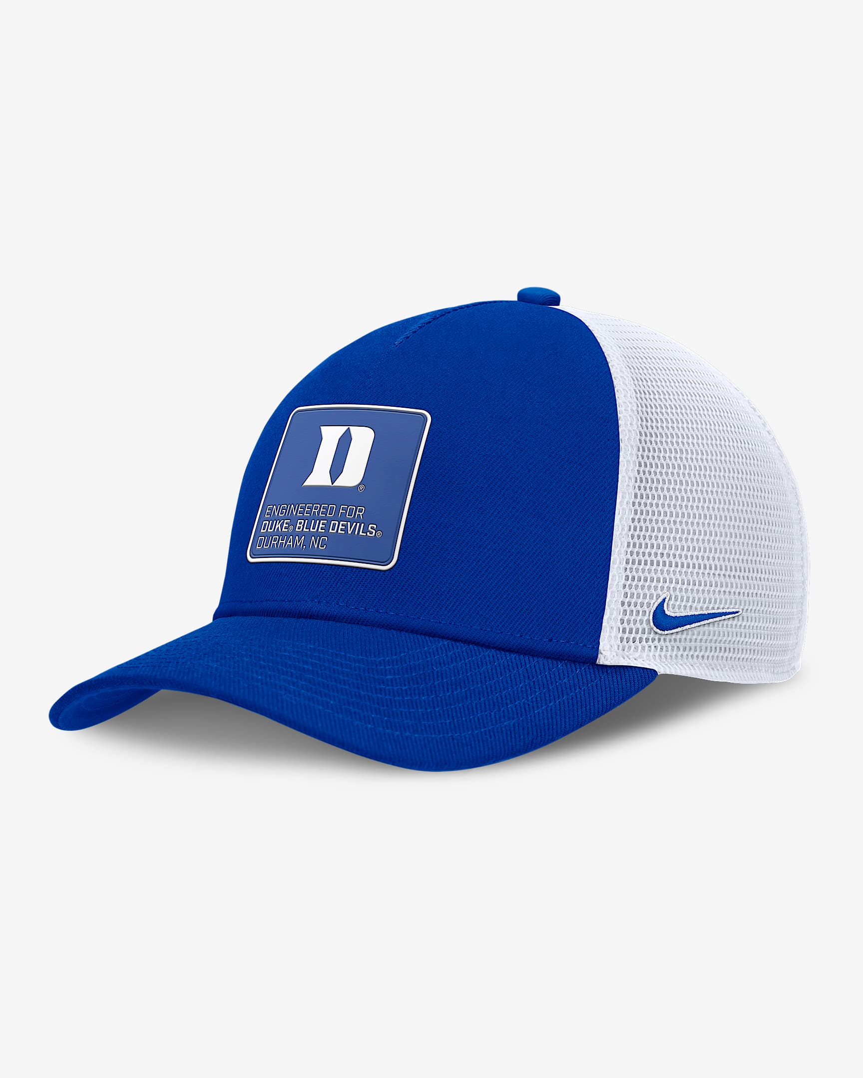 Gorra de rejilla universitaria Nike ajustable para hombre Duke On-Field Rise Engineered - Royal