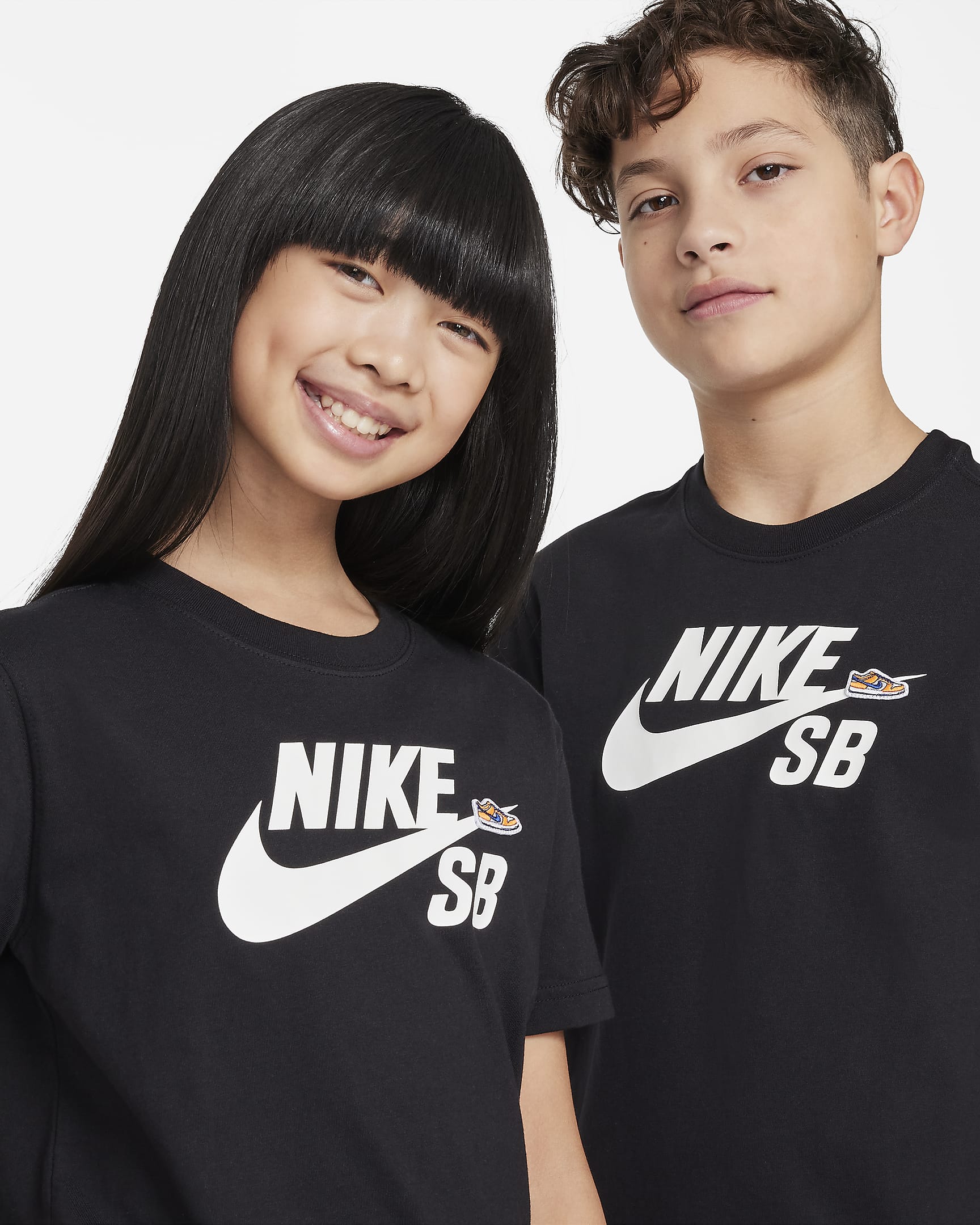 T-shirt Nike SB pour ado - Noir