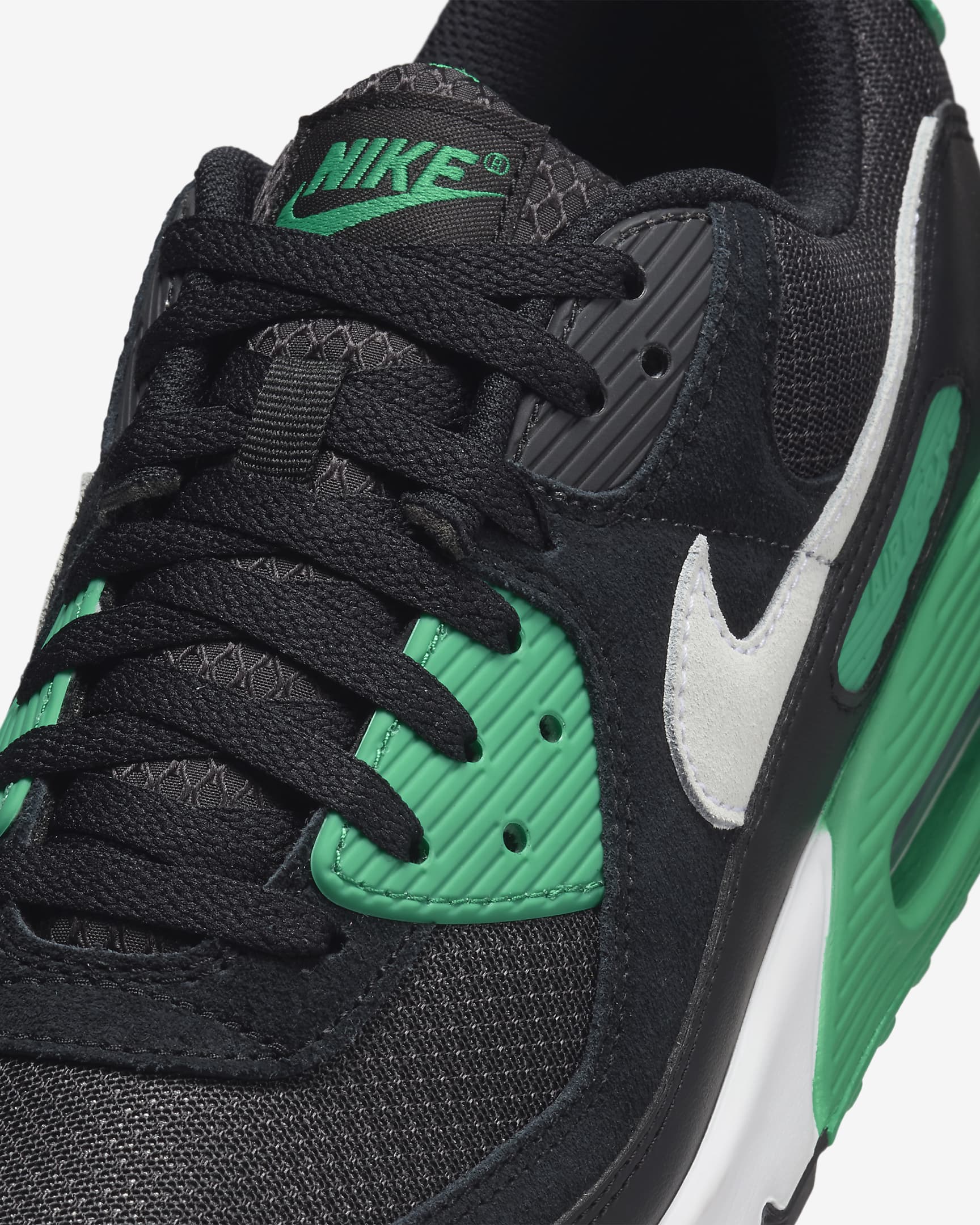 Chaussure Nike Air Max 90 pour homme - Noir/Stadium Green/Blanc