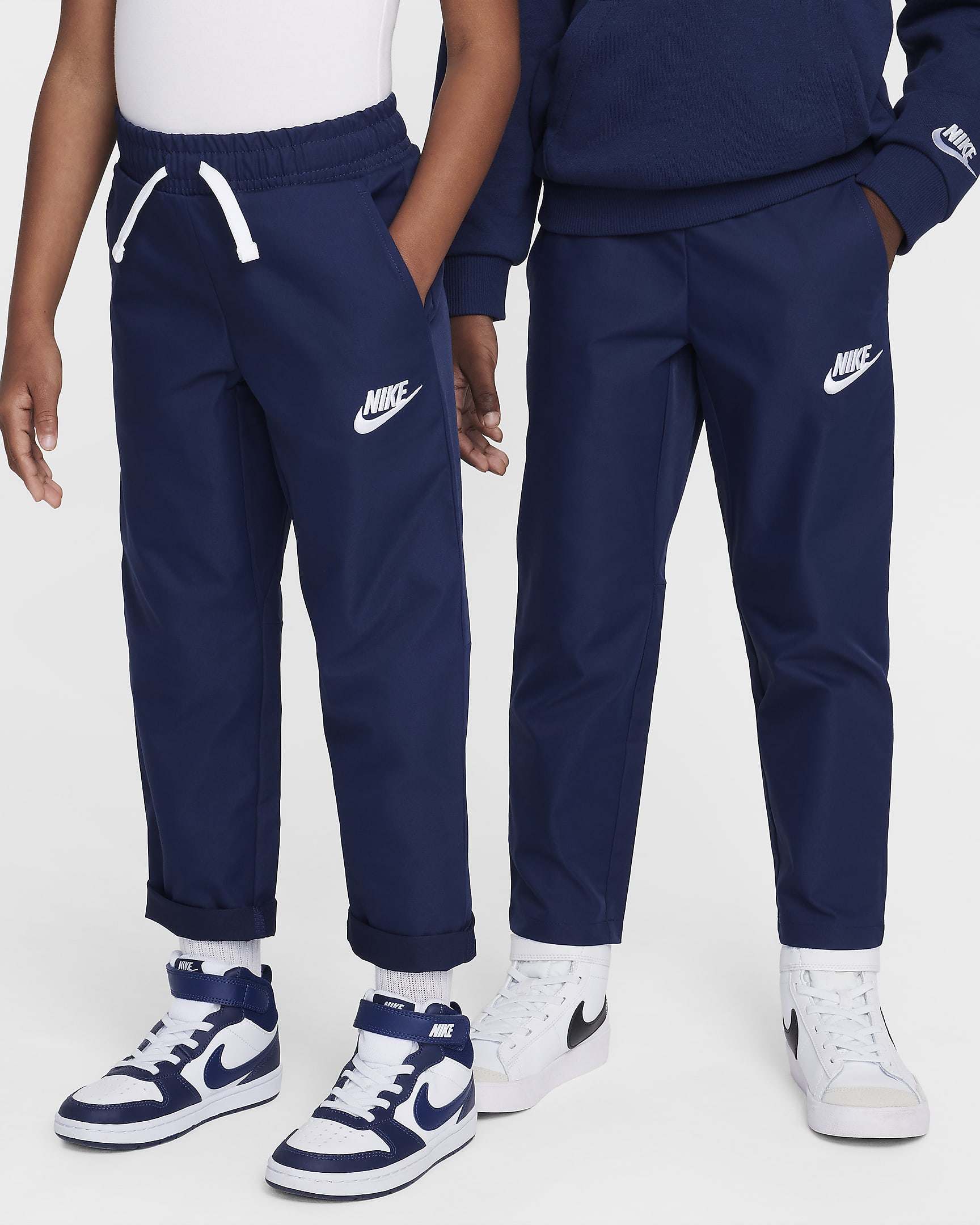 Nike Dri-FIT Little Kids' Woven Pants - Midnight Navy