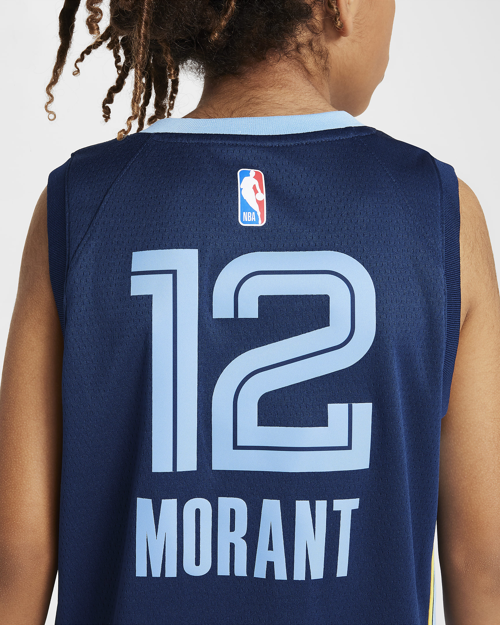 Camisola NBA Swingman Dri-FIT Ja Morant Memphis Grizzlies 2022/23 Icon Edition Júnior - College Navy