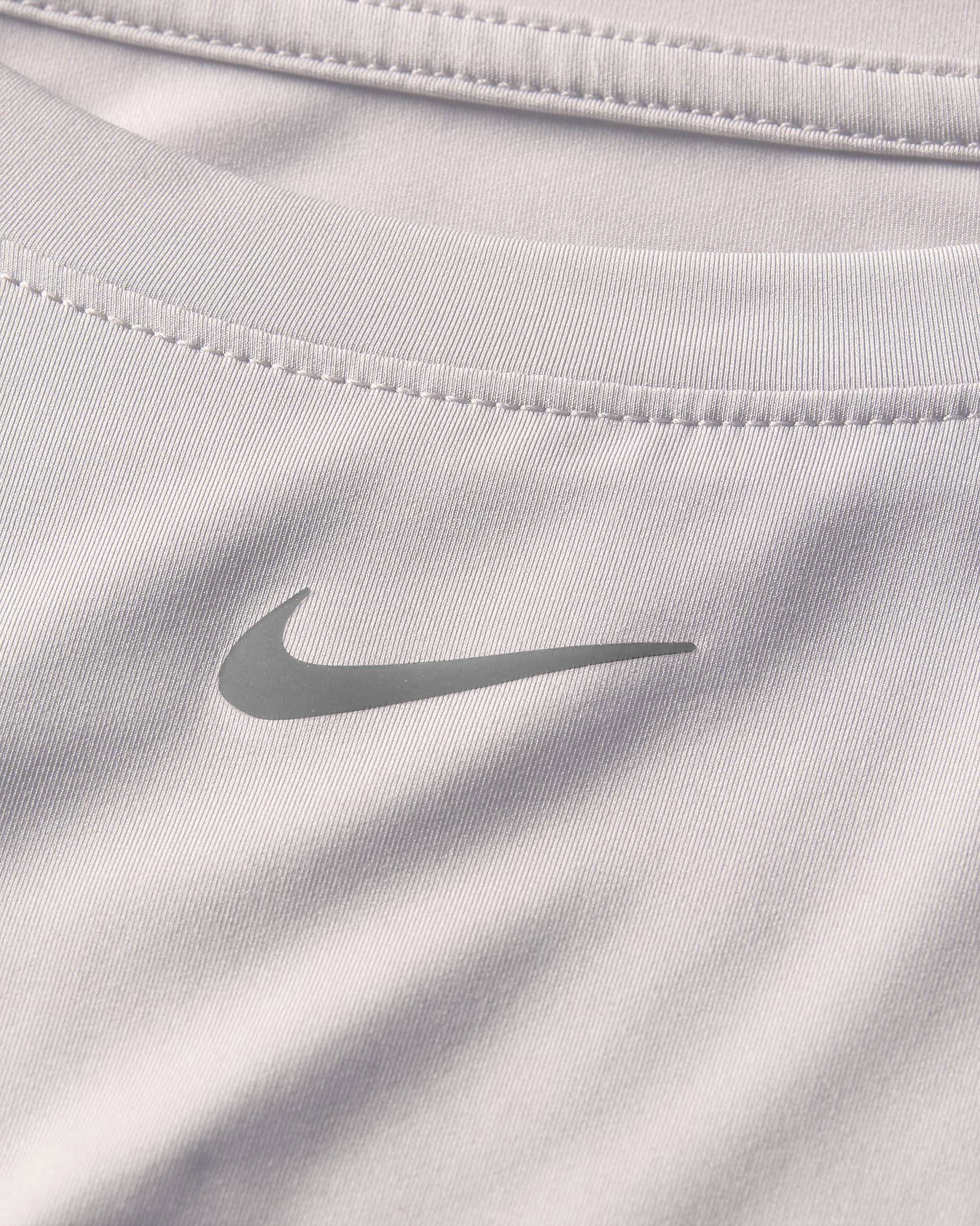 Nike One Classic 女款 Dri-FIT 長袖上衣 - Platinum Violet/黑色