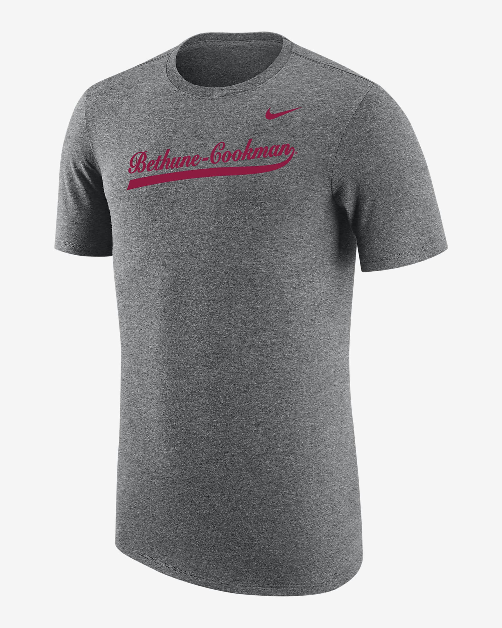 Bethune-Cookman Men's Nike College T-Shirt - Dark Grey Heather