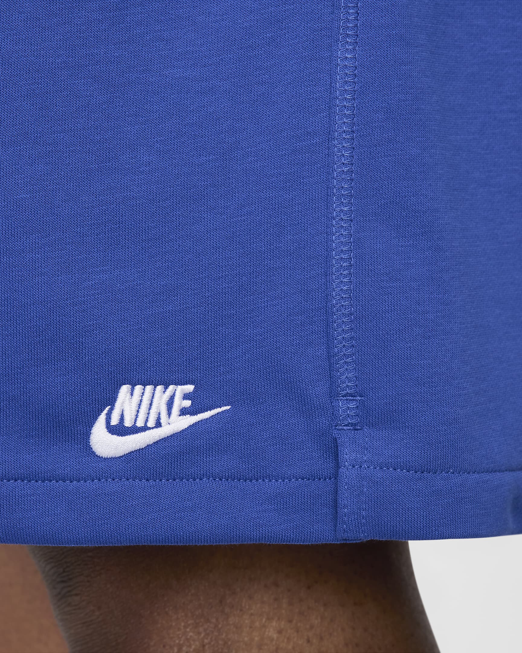 Nike Club Men's French Terry Flow Shorts - Game Royal/Game Royal/White