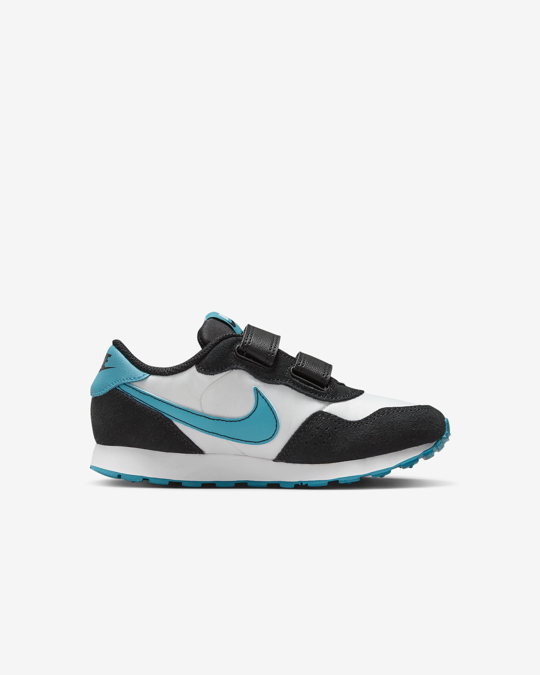 Nike MD Valiant Little Kids' Shoes - Summit White/Black/Aquamarine