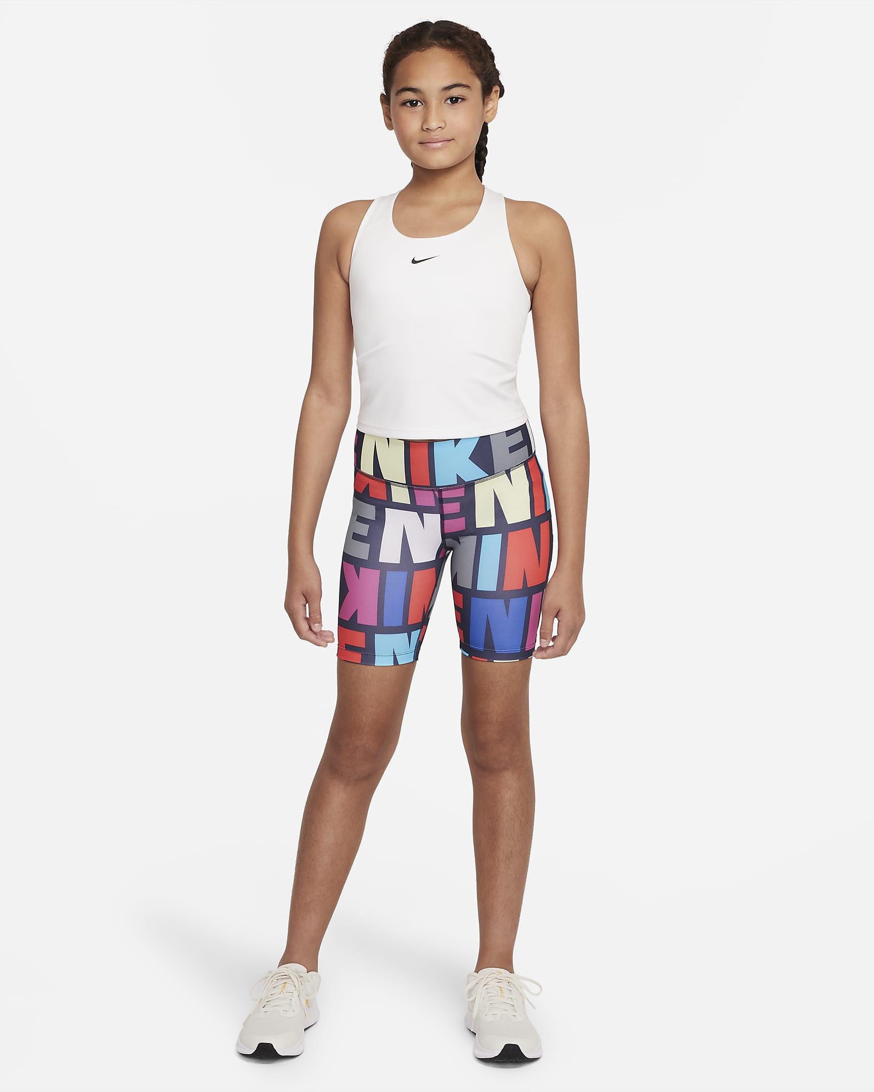 Nike Dri-FIT One Older Kids' (Girls') Biker Shorts. Nike IN