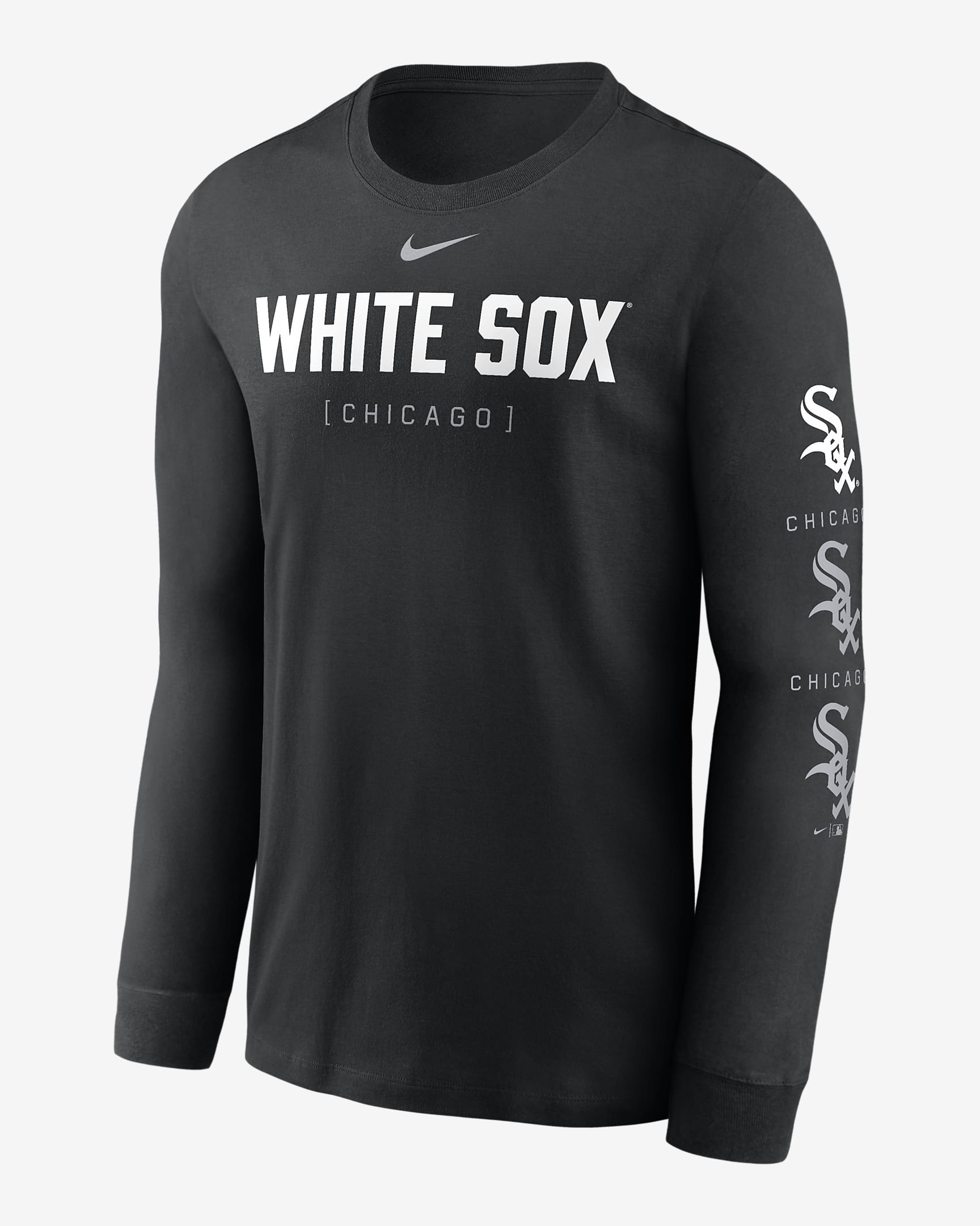 Chicago White Sox Repeater Men's Nike MLB Long-Sleeve T-Shirt. Nike.com