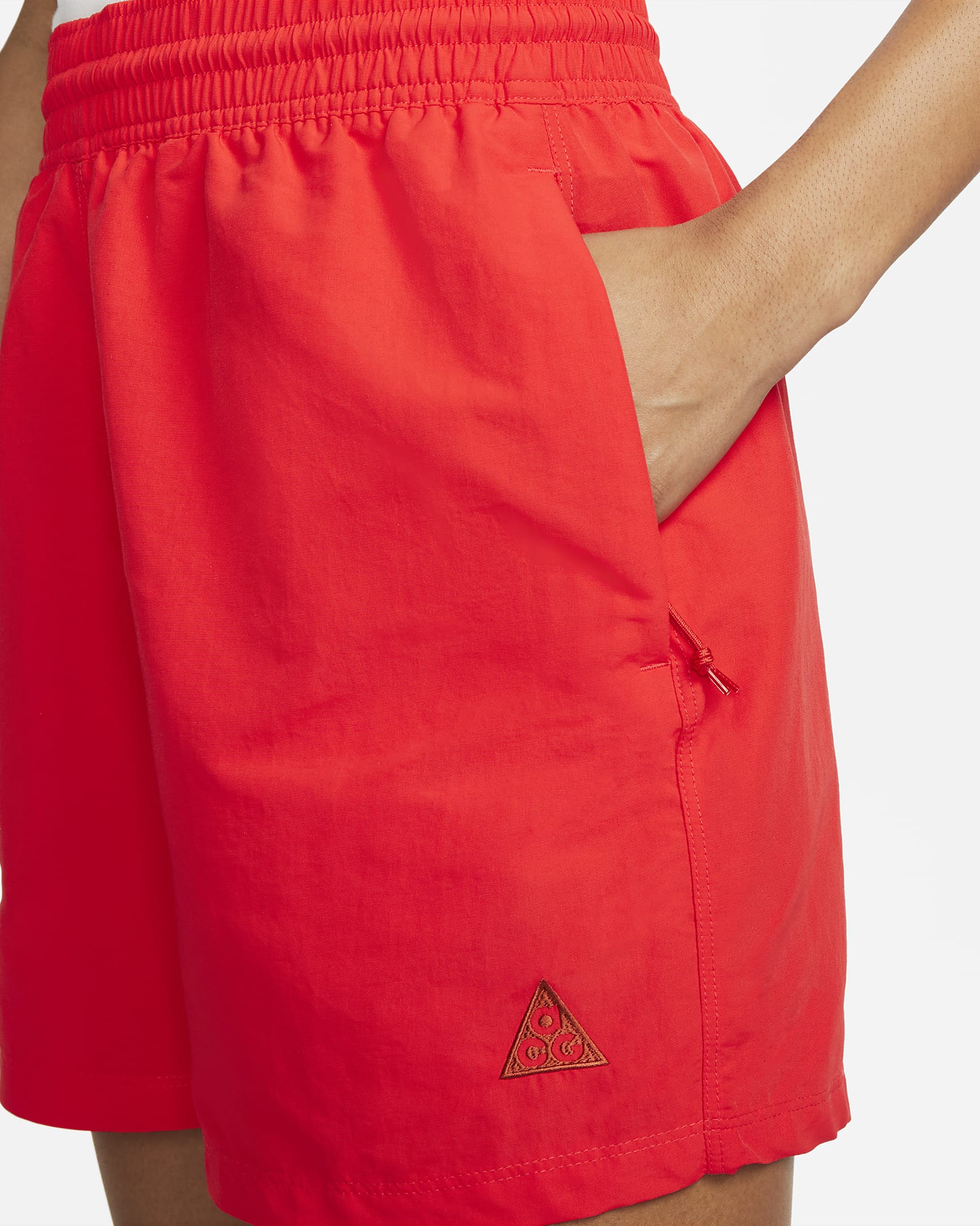 Nike ACG Women's Oversized Shorts - Light Crimson/Cinnabar/Mars Stone