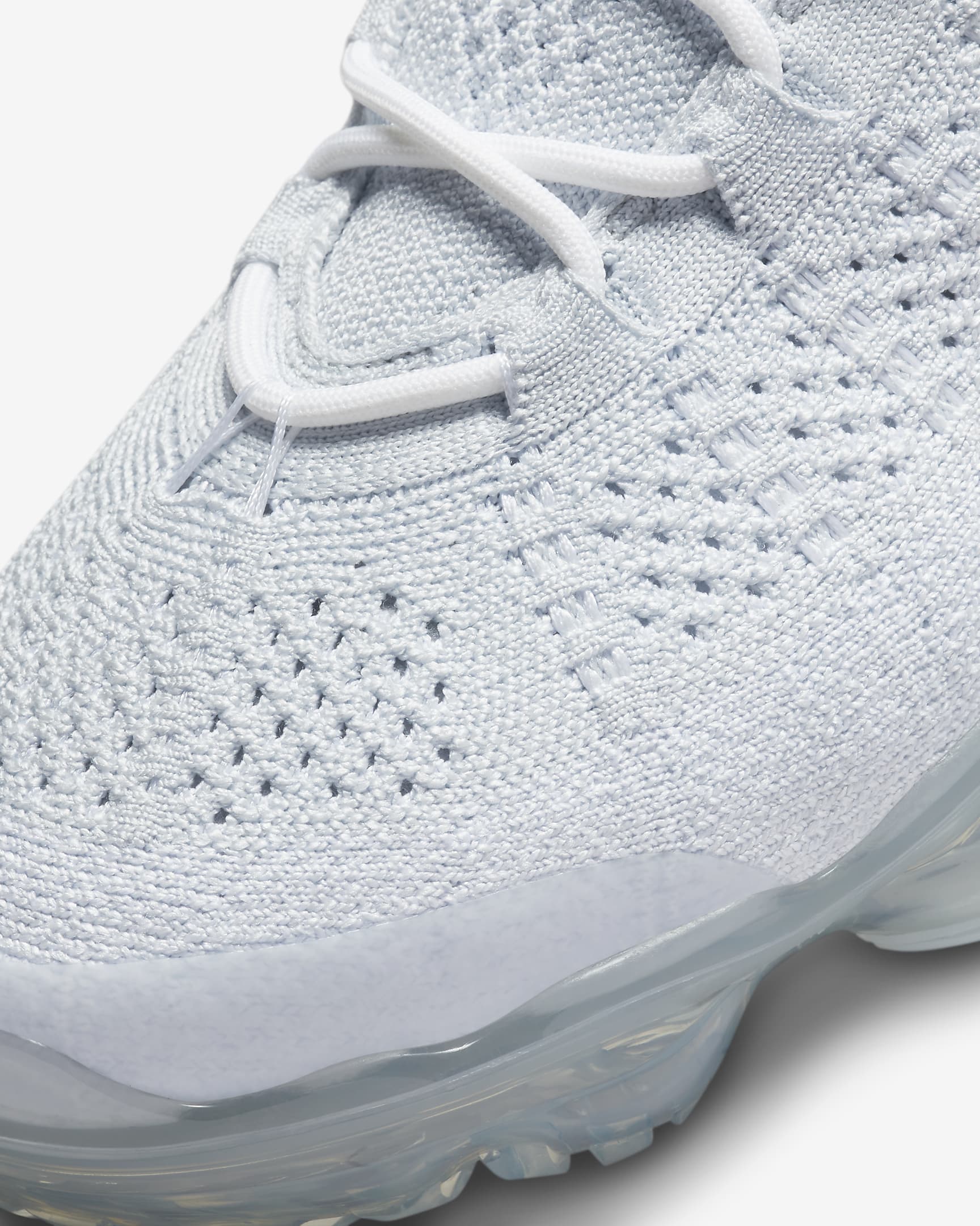 Nike Air VaporMax 2023 Flyknit 男鞋 - Pure Platinum/Pure Platinum/Pure Platinum/白色