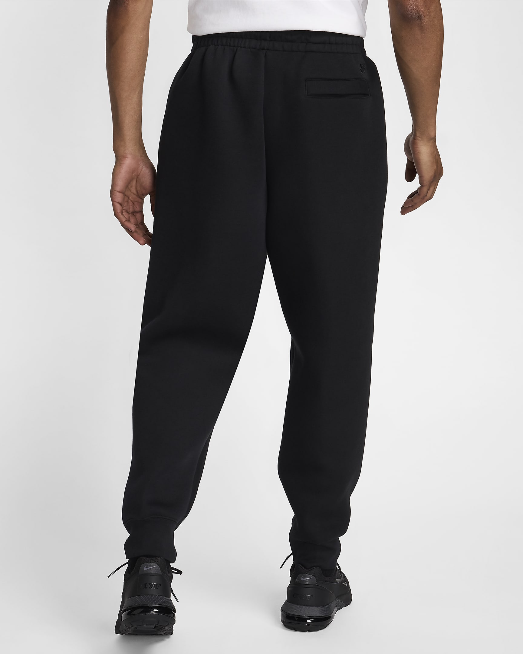 Calças de lã cardada Nike Tech para homem - Preto/Preto