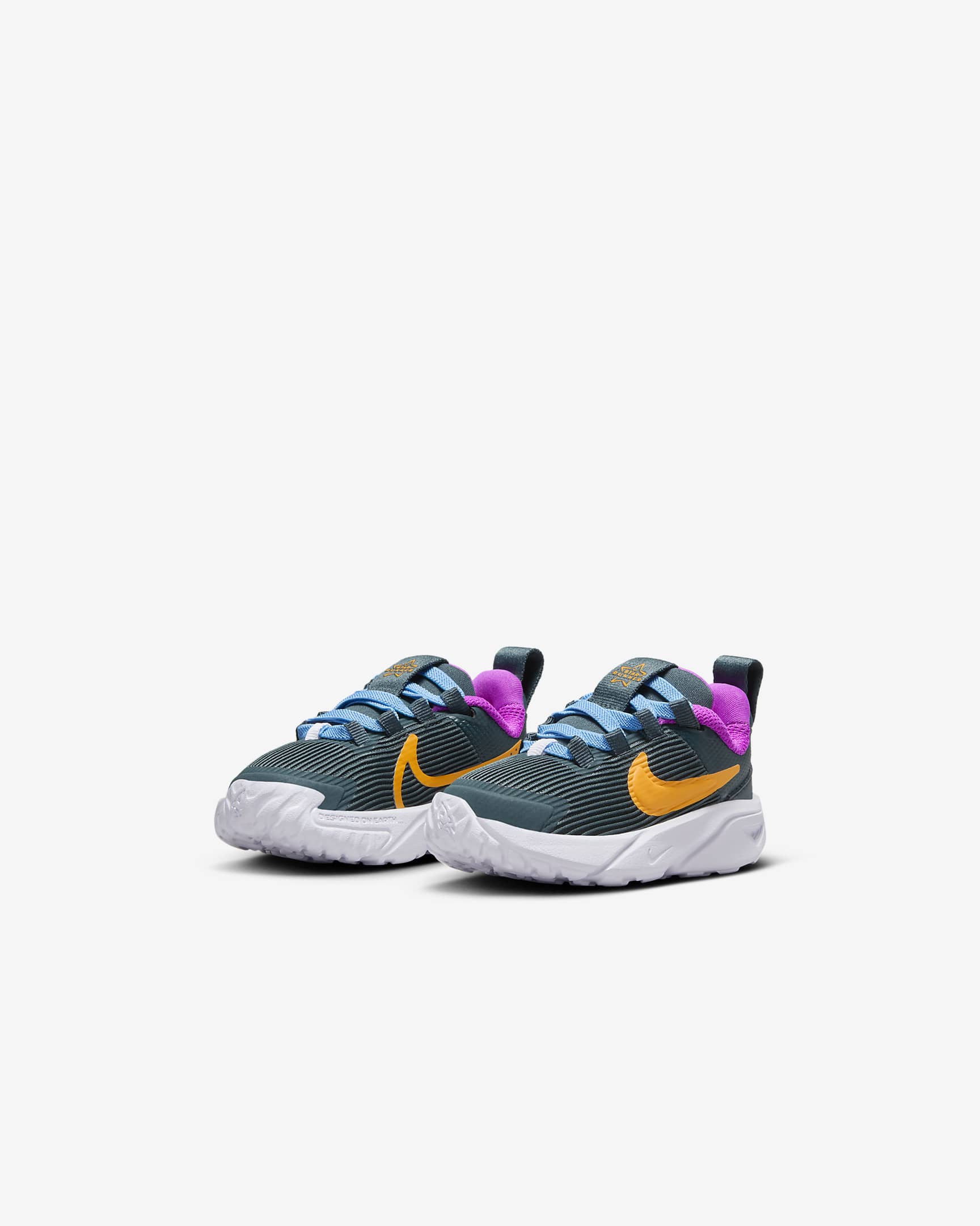 Chaussure Nike Star Runner 4 pour bébé et tout-petit - Deep Jungle/Hyper Violet/Vapor Green/Sundial