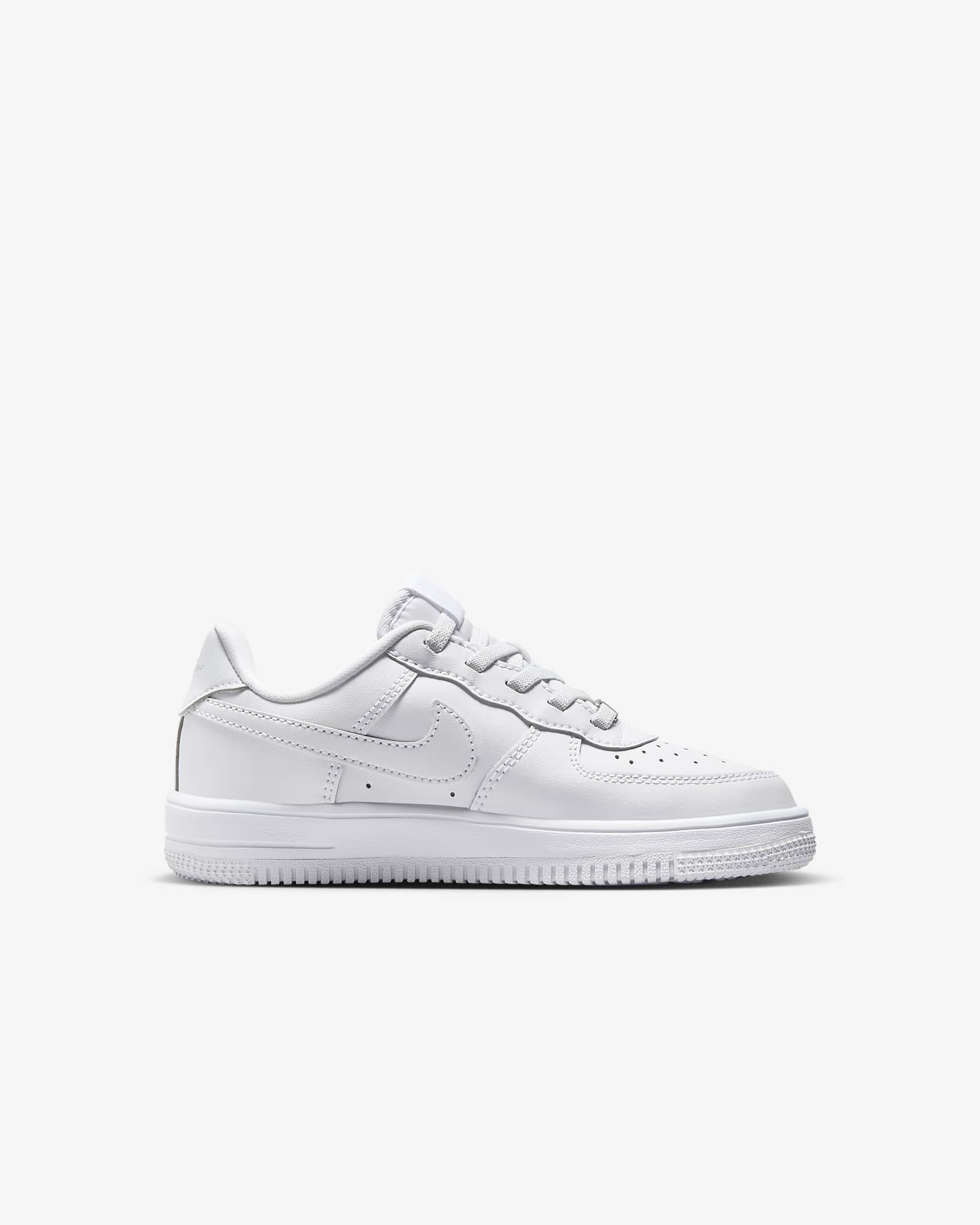 Boty Nike Force 1 Low EasyOn pro malé děti - Bílá/Bílá/Bílá