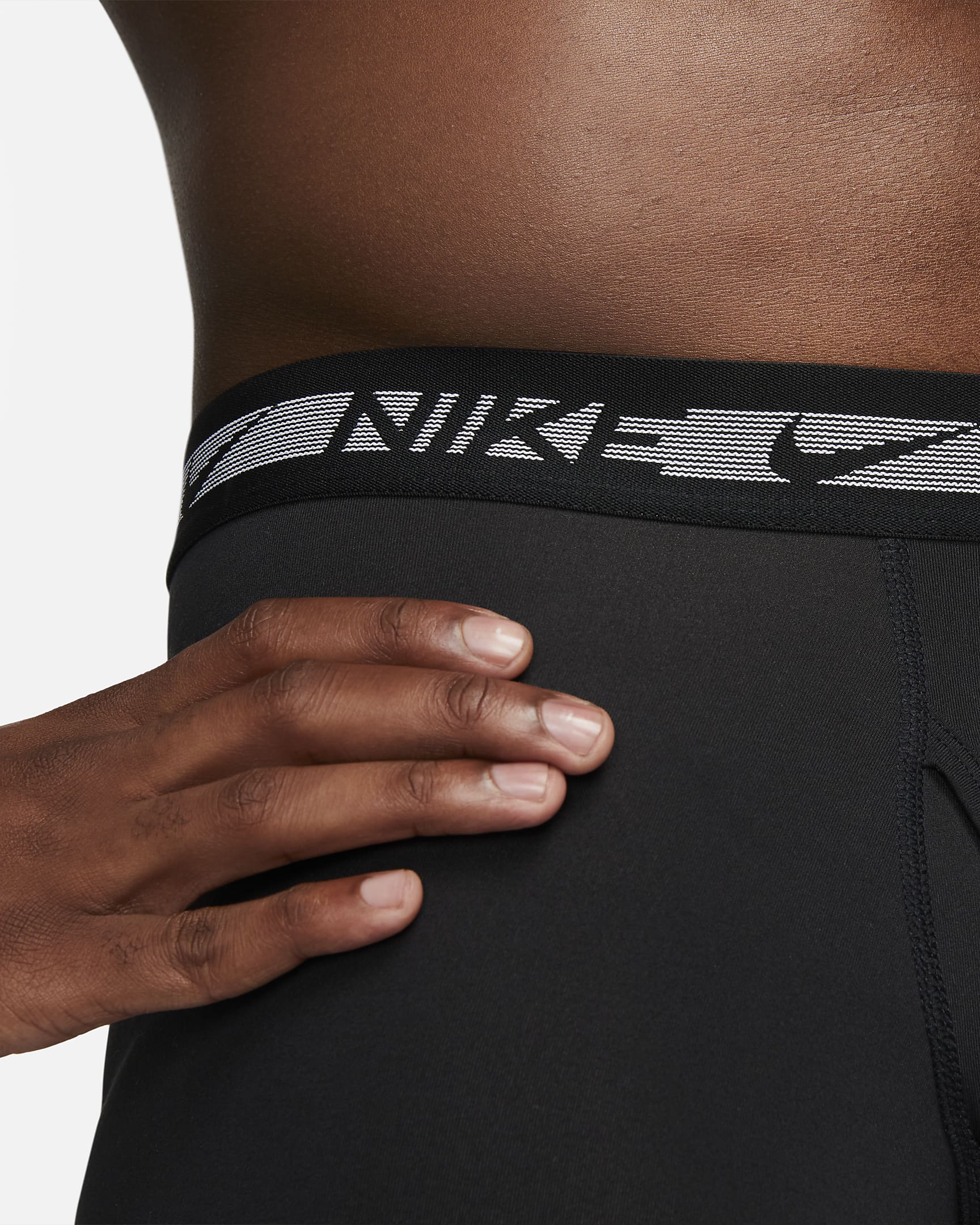 Nike Flex Micro Men's Long Boxer Briefs (3-Pack) - Black