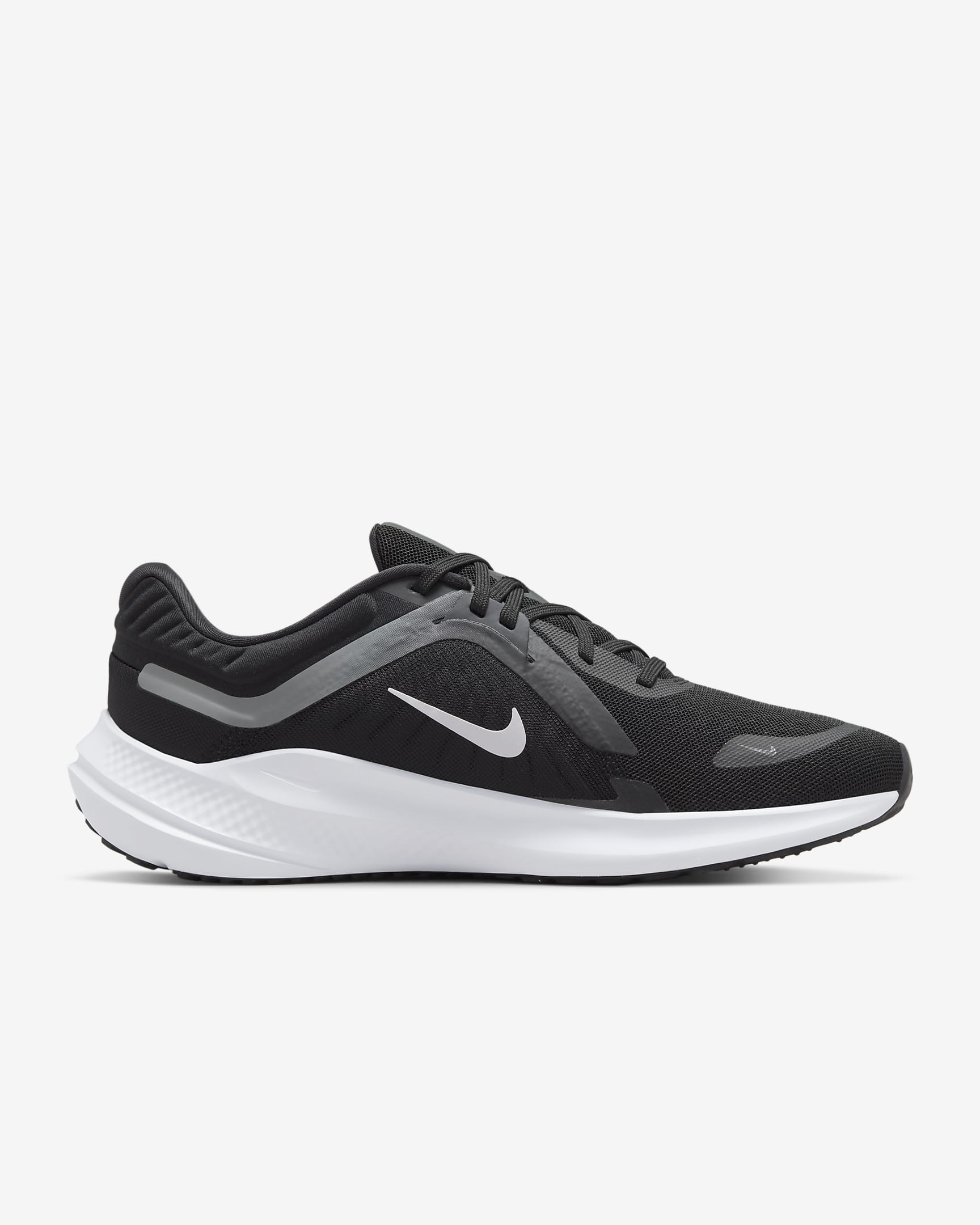 Nike Quest 5 Men's Road Running Shoes - Black/Smoke Grey/Dark Smoke Grey/White