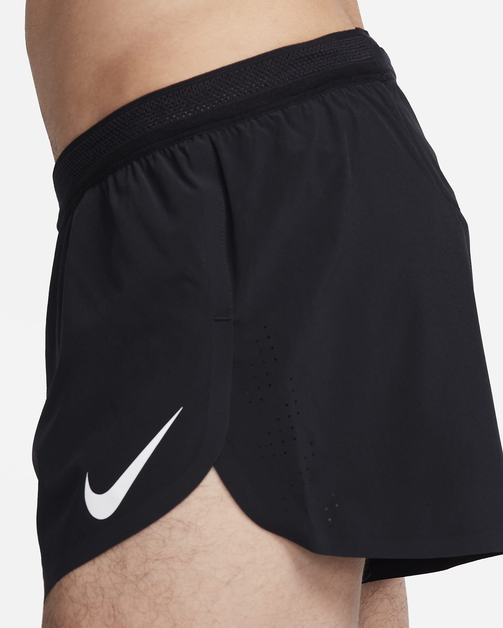 Nike AeroSwift Men's Dri-FIT ADV 5cm (approx.) Brief-Lined Running Shorts - Black/Summit White