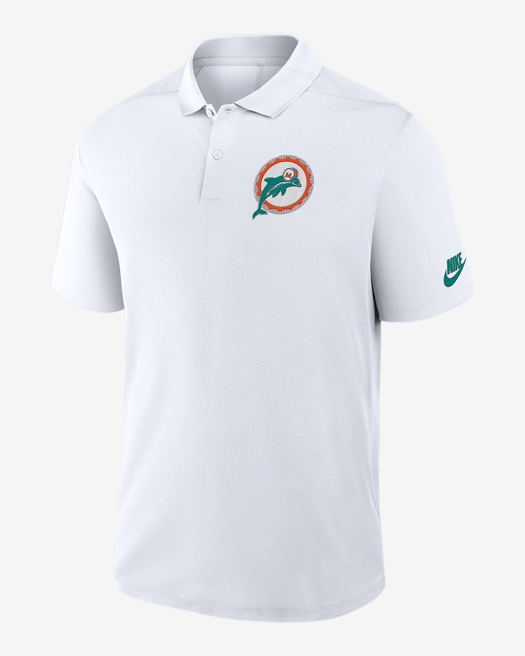 Polo Nike Dri-FIT de la NFL para hombre Miami Dolphins Rewind Victory - Blanco