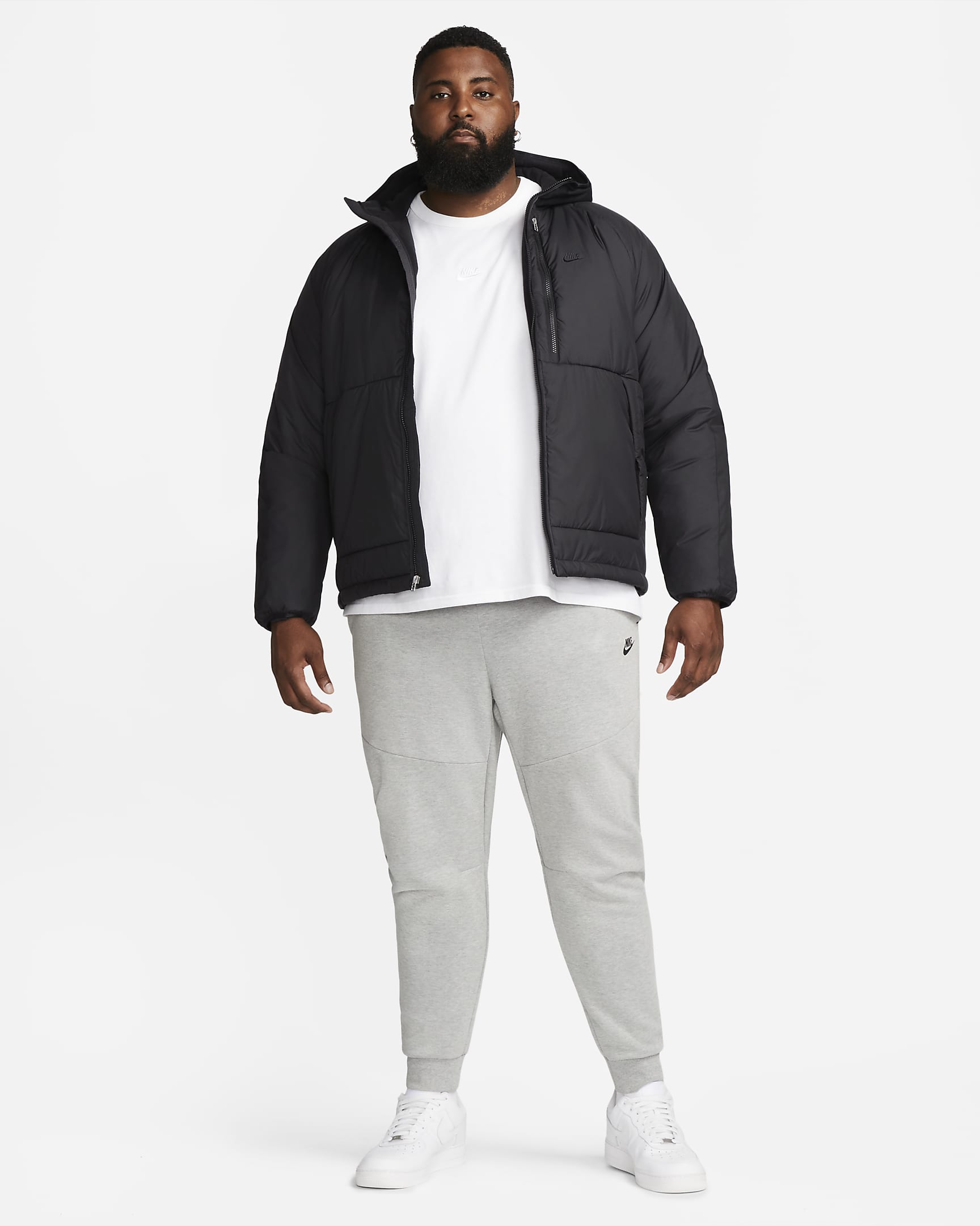 Nike Sportswear ThermaFIT Legacy Men's Hooded Jacket. Nike LU