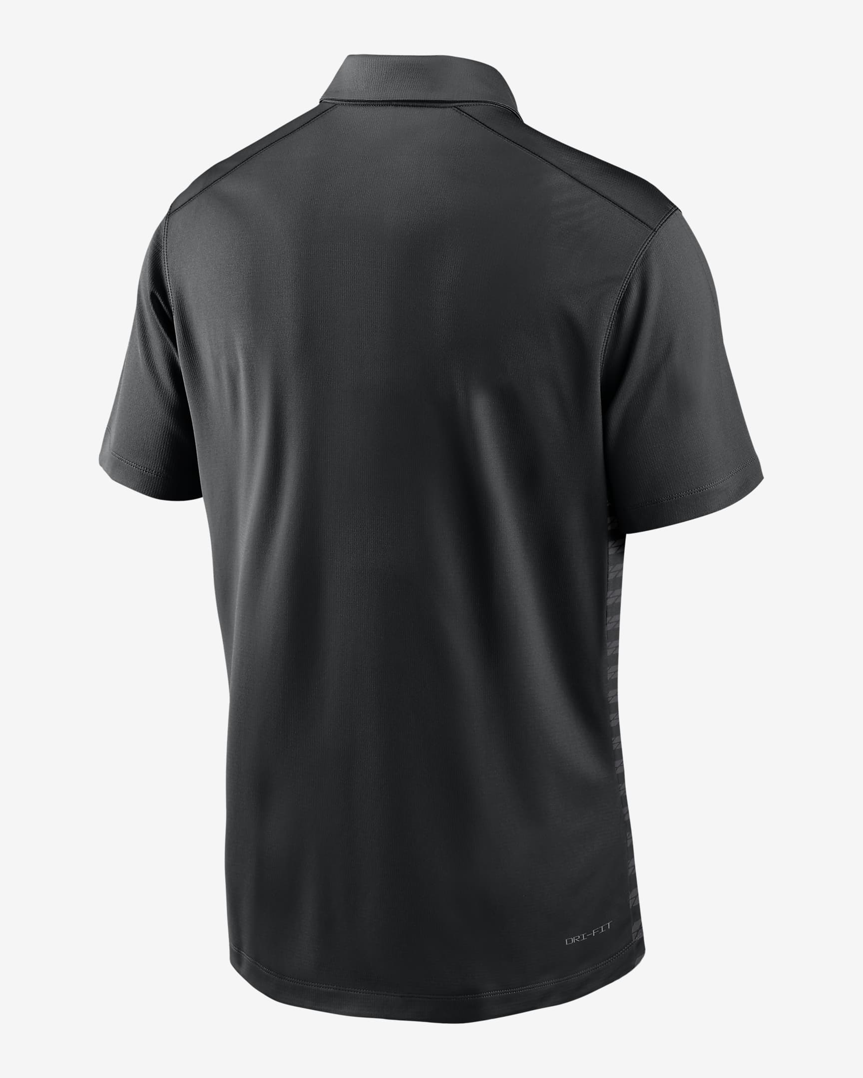 Polo universitario Nike Dri-FIT para hombre Oregon Ducks Sideline Victory - Negro