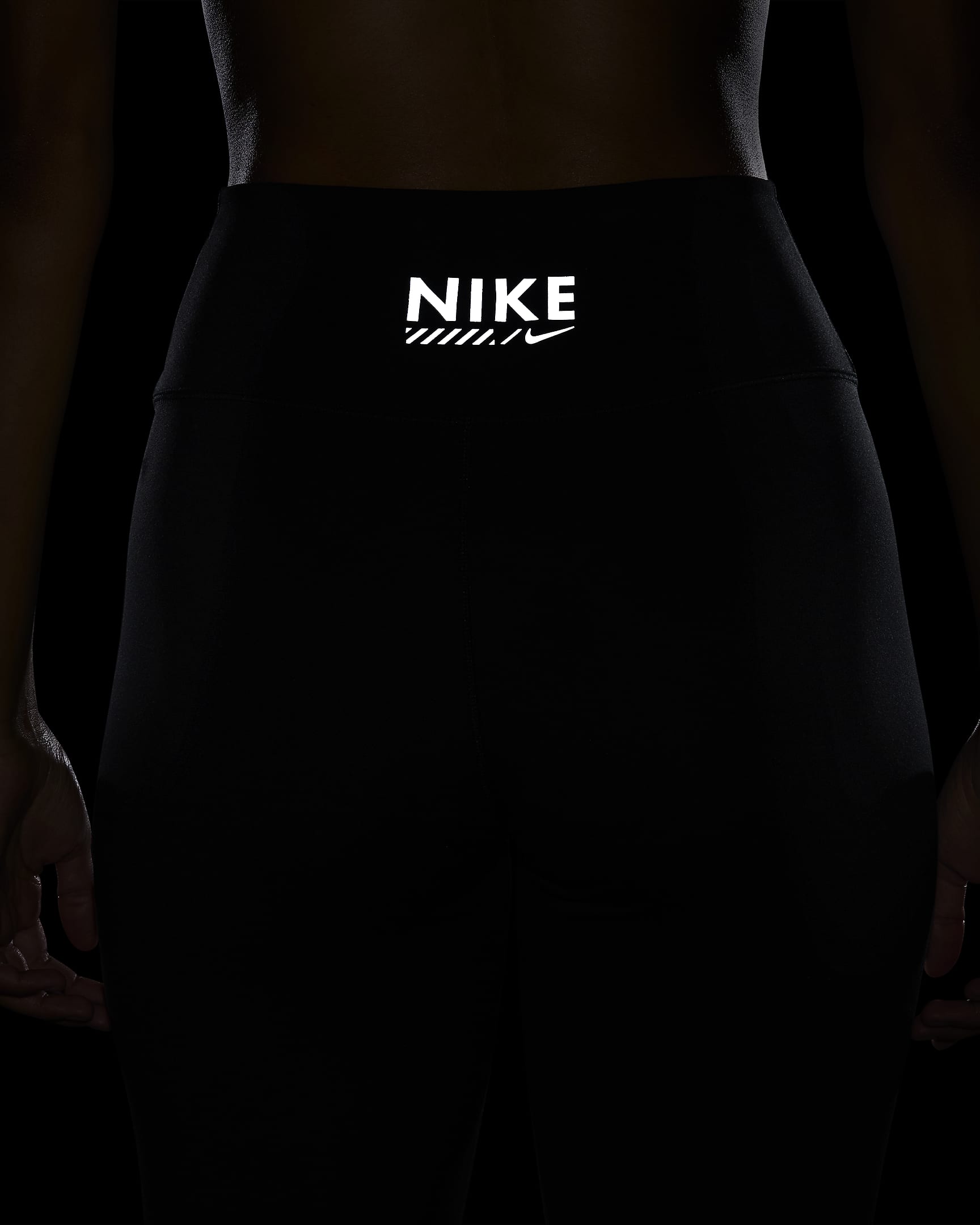 Legging long taille haute Nike One pour femme - Noir