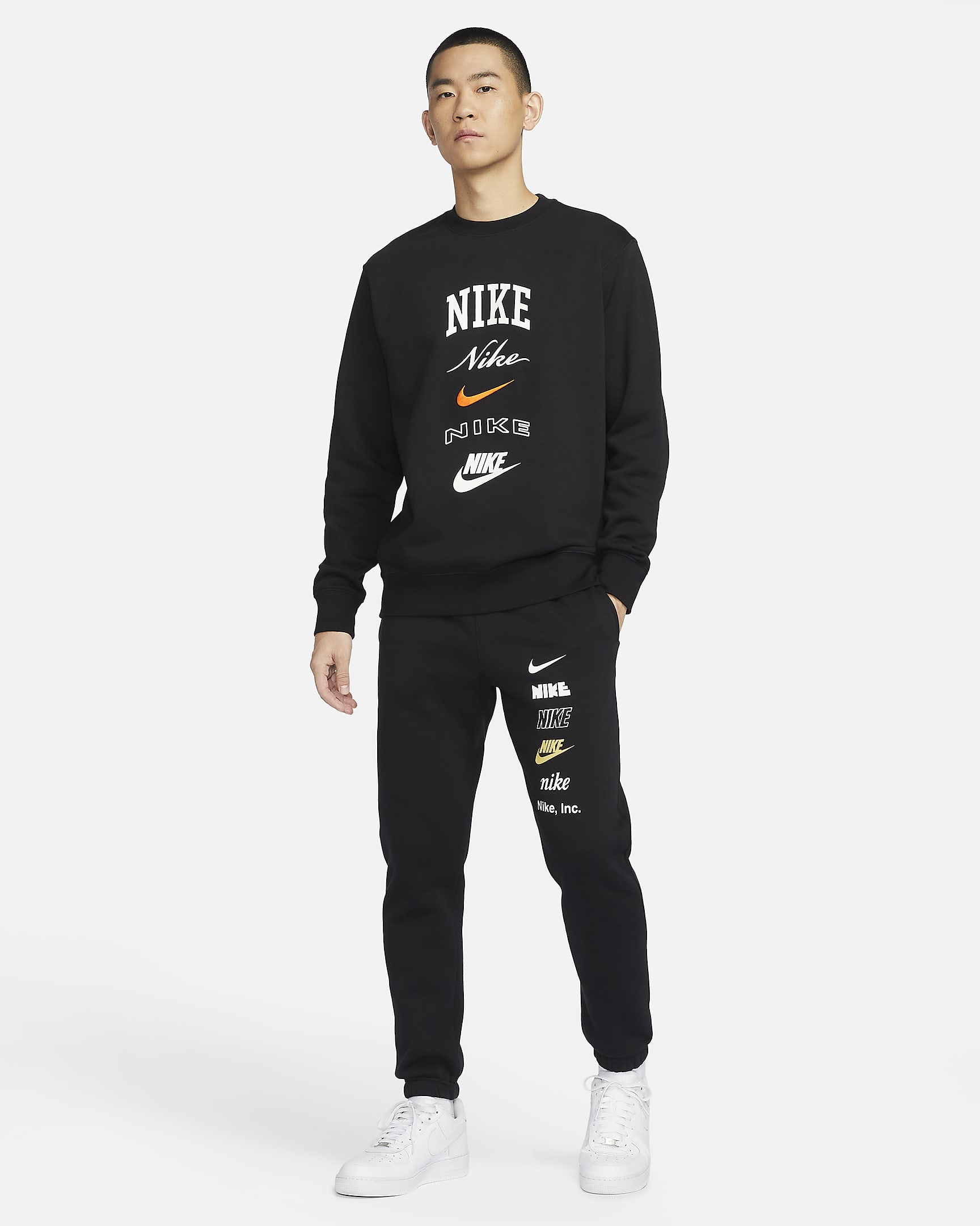 mens nike club fleece sweatshirt