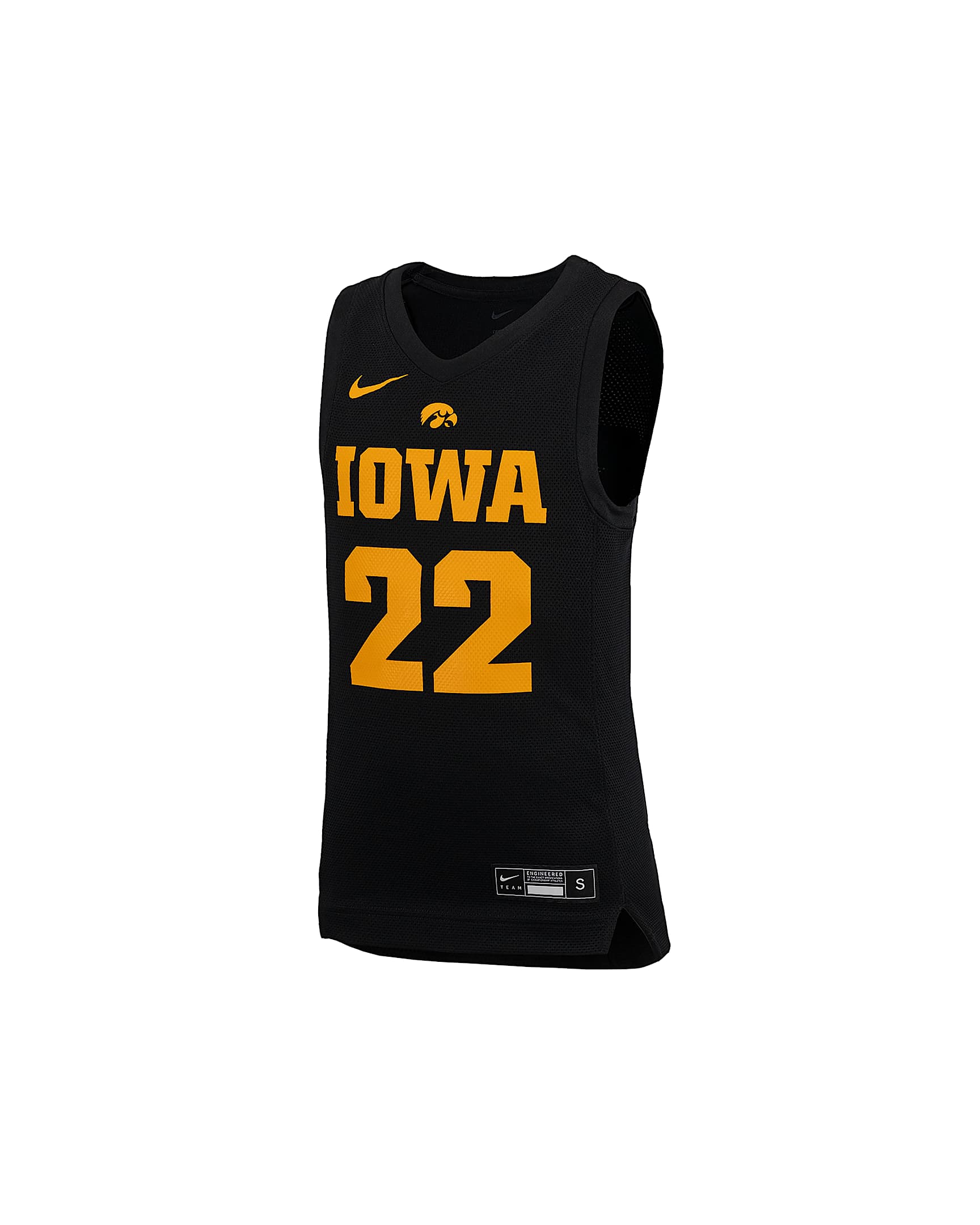 Caitlin Clark Iowa Big Kids' Nike College Replica Jersey - Black