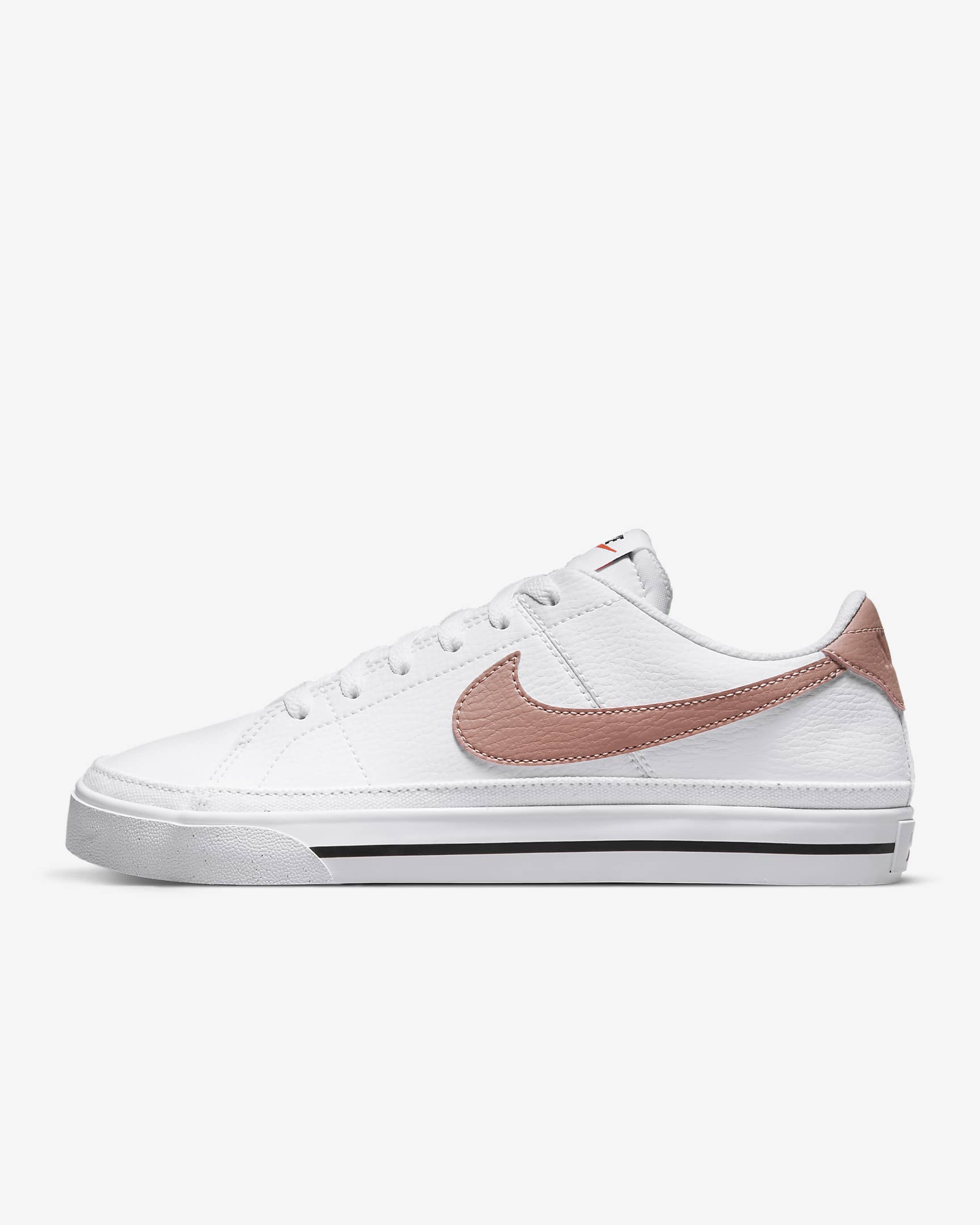 Calzado para mujer Nike Court Legacy Next Nature - Blanco/Naranja team/Negro/Susurro rosa