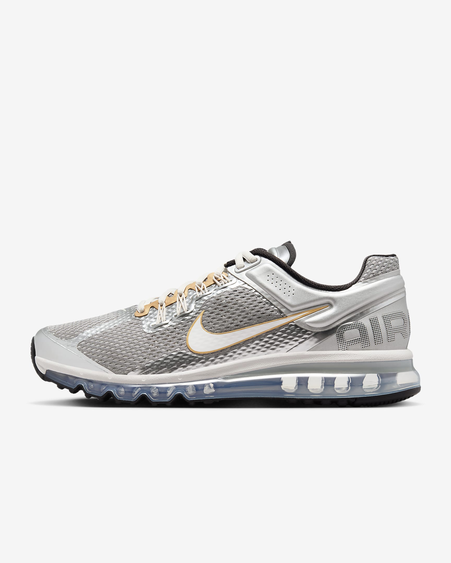 รองเท้าผู้ชาย Nike Air Max 2013 - Metallic Silver/Metallic Pewter/Metallic Gold/Phantom