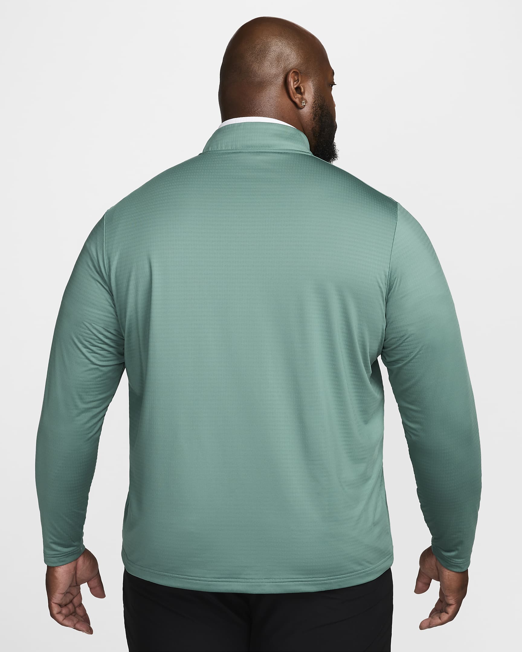 Pánské golfové tričko Nike Victory Dri-FIT s polovičním zipem - Bicoastal/Bílá