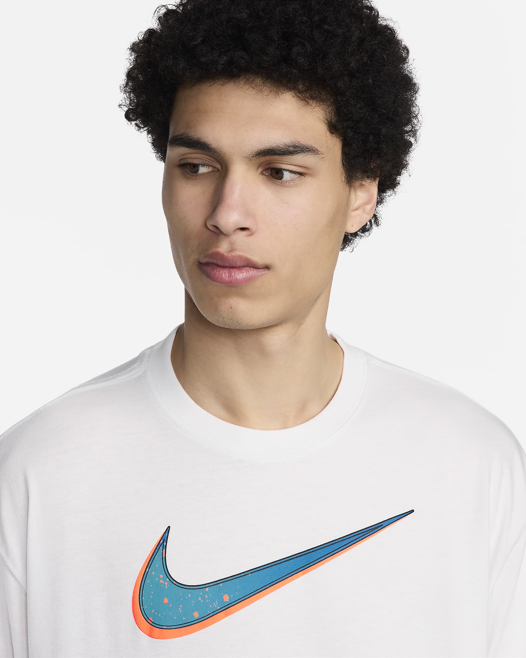 Playera de básquetbol M90 para hombre LeBron - Blanco cumbre