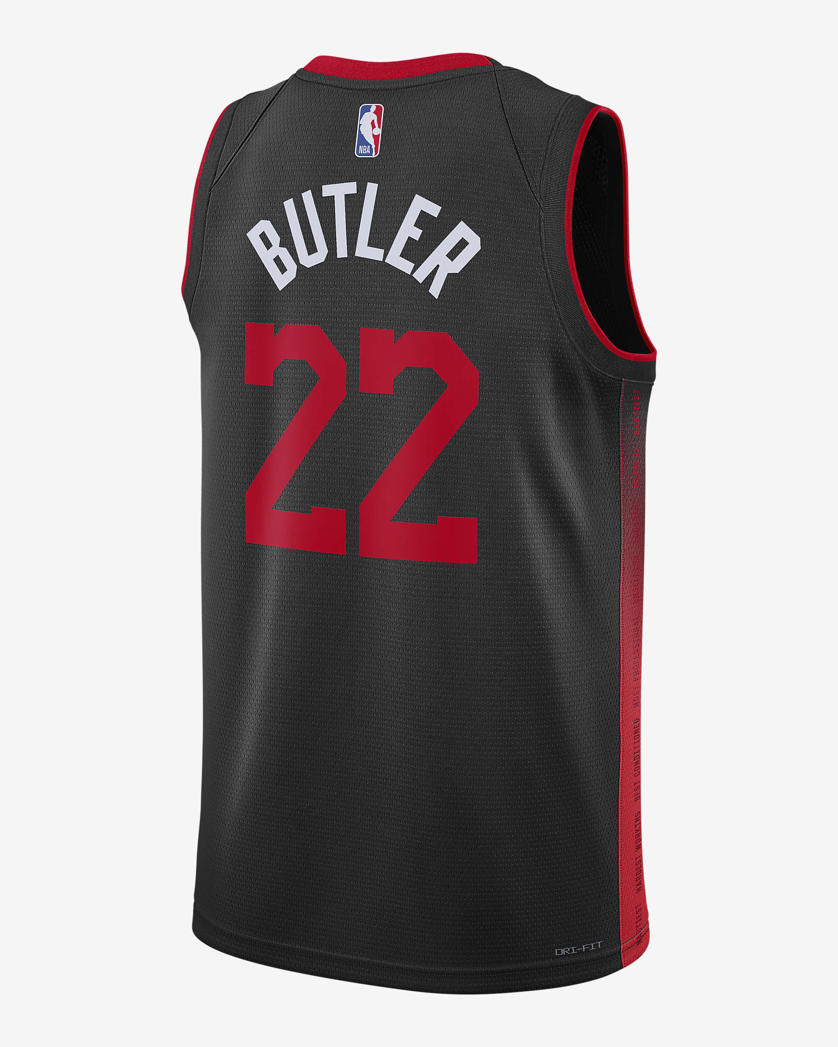 Ανδρική φανέλα Nike Dri-FIT NBA Swingman Jimmy Butler Μαϊάμι Χιτ City Edition 2023/24 - Μαύρο