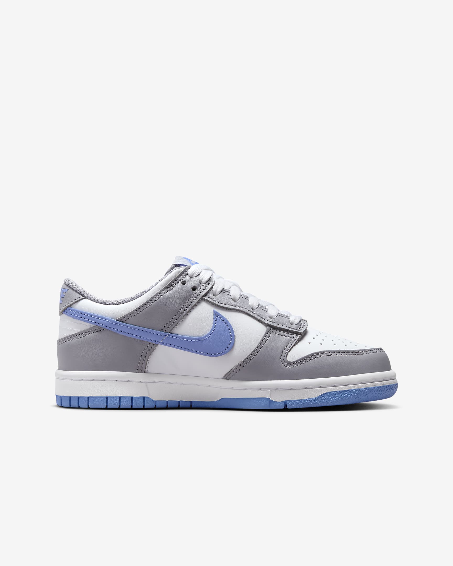 Buty dla dużych dzieci Nike Dunk Low - Biel/Cement Grey/Royal Pulse