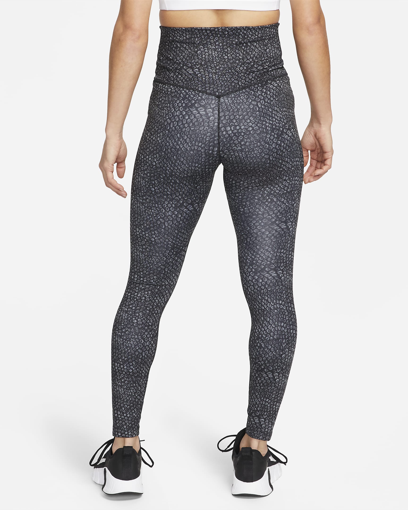 Nike One Women's High-Waisted 7/8 Printed Leggings. Nike NO